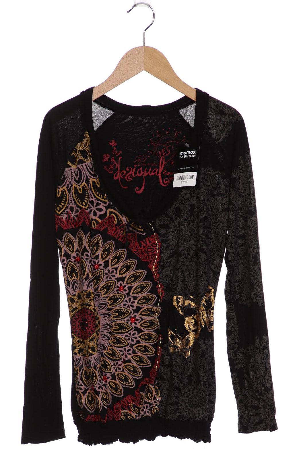 

Desigual Damen Langarmshirt, schwarz, Gr. 38