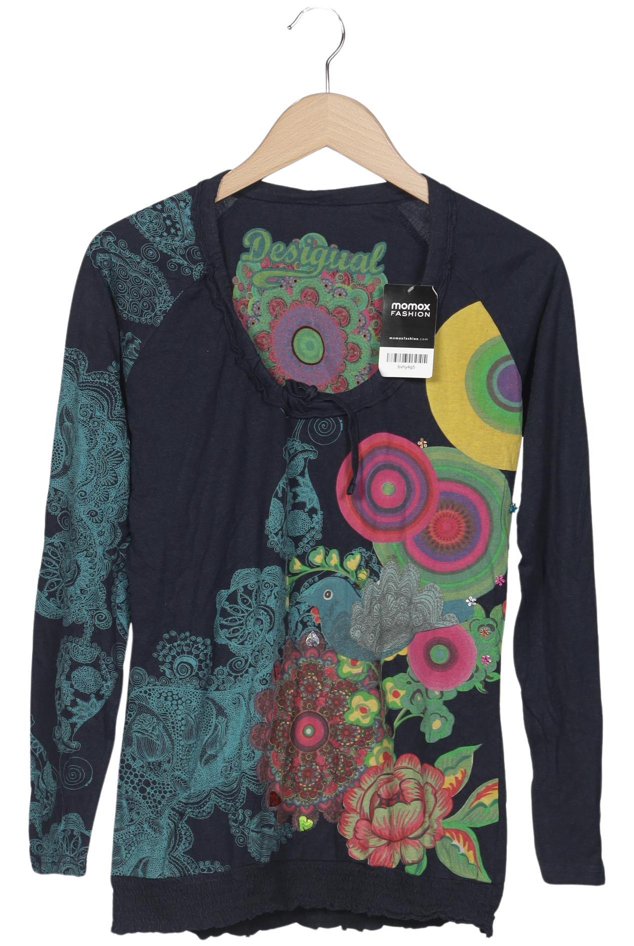 

Desigual Damen Langarmshirt, marineblau, Gr. 44