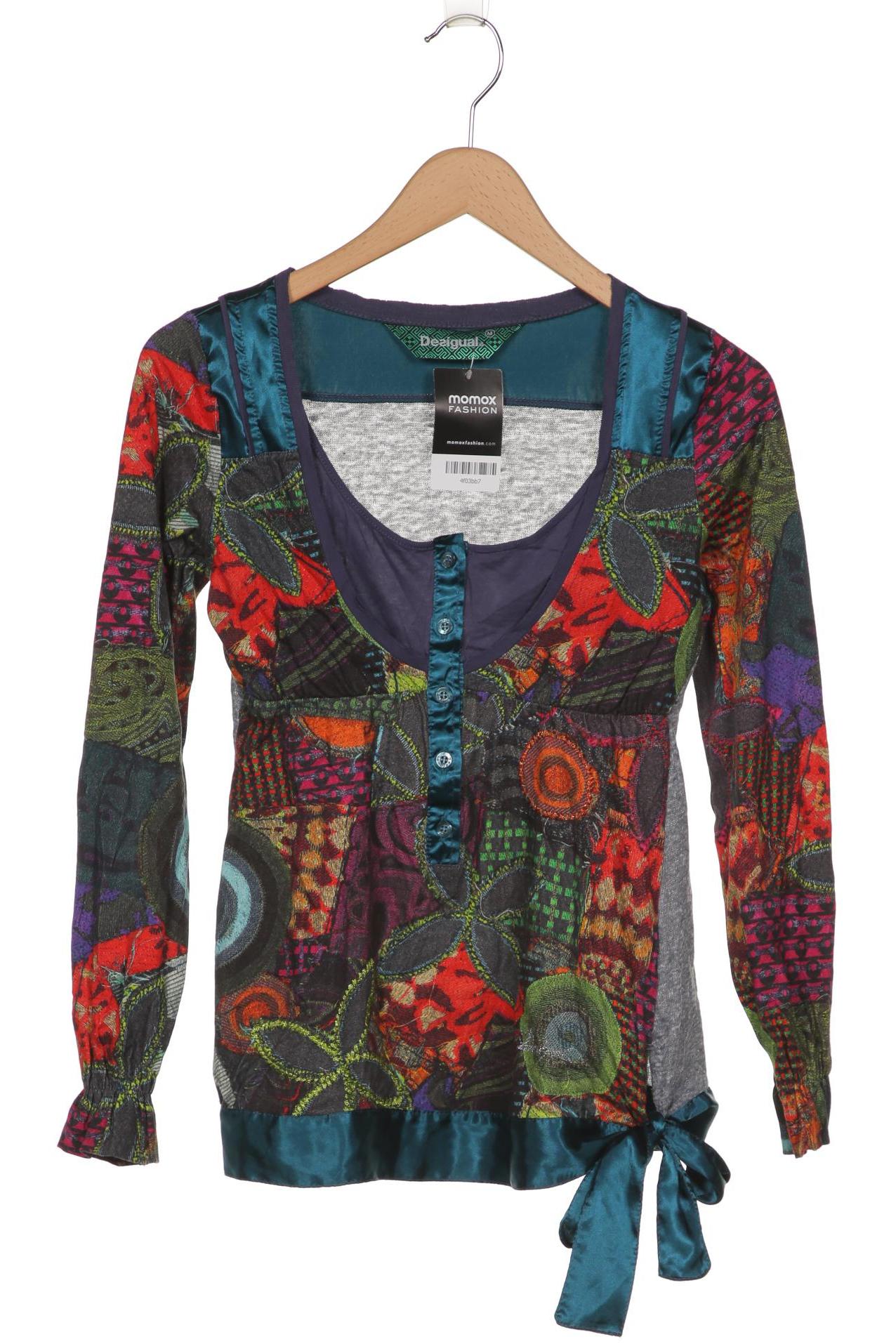 

Desigual Damen Langarmshirt, mehrfarbig, Gr. 38
