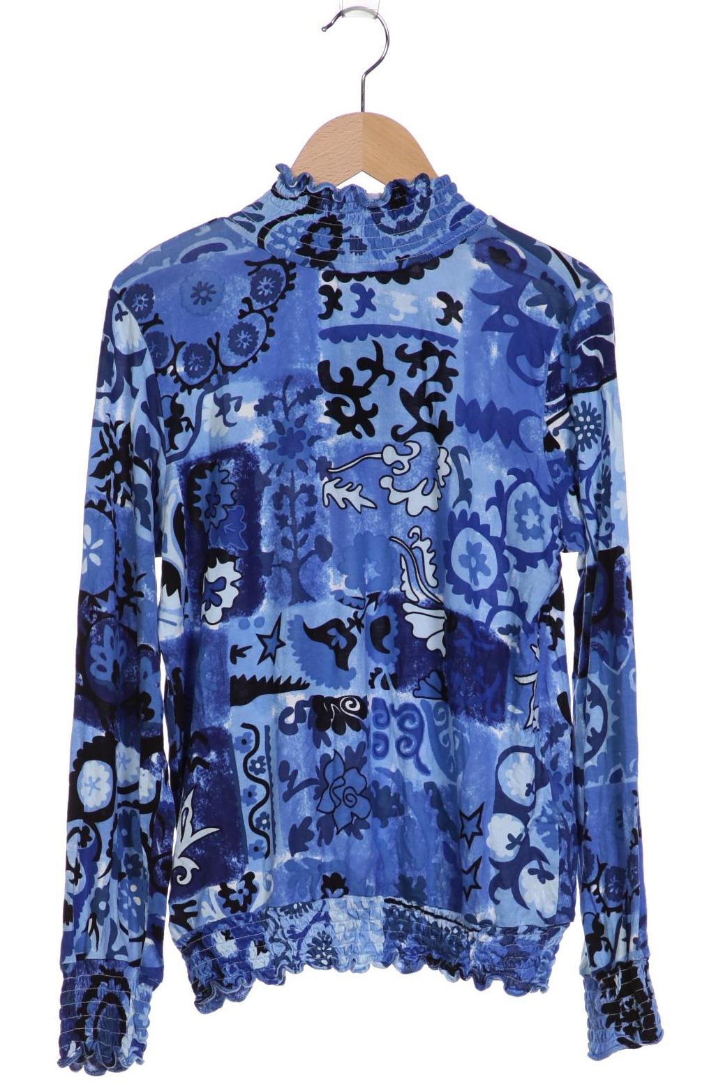 

Desigual Damen Langarmshirt, blau, Gr. 38