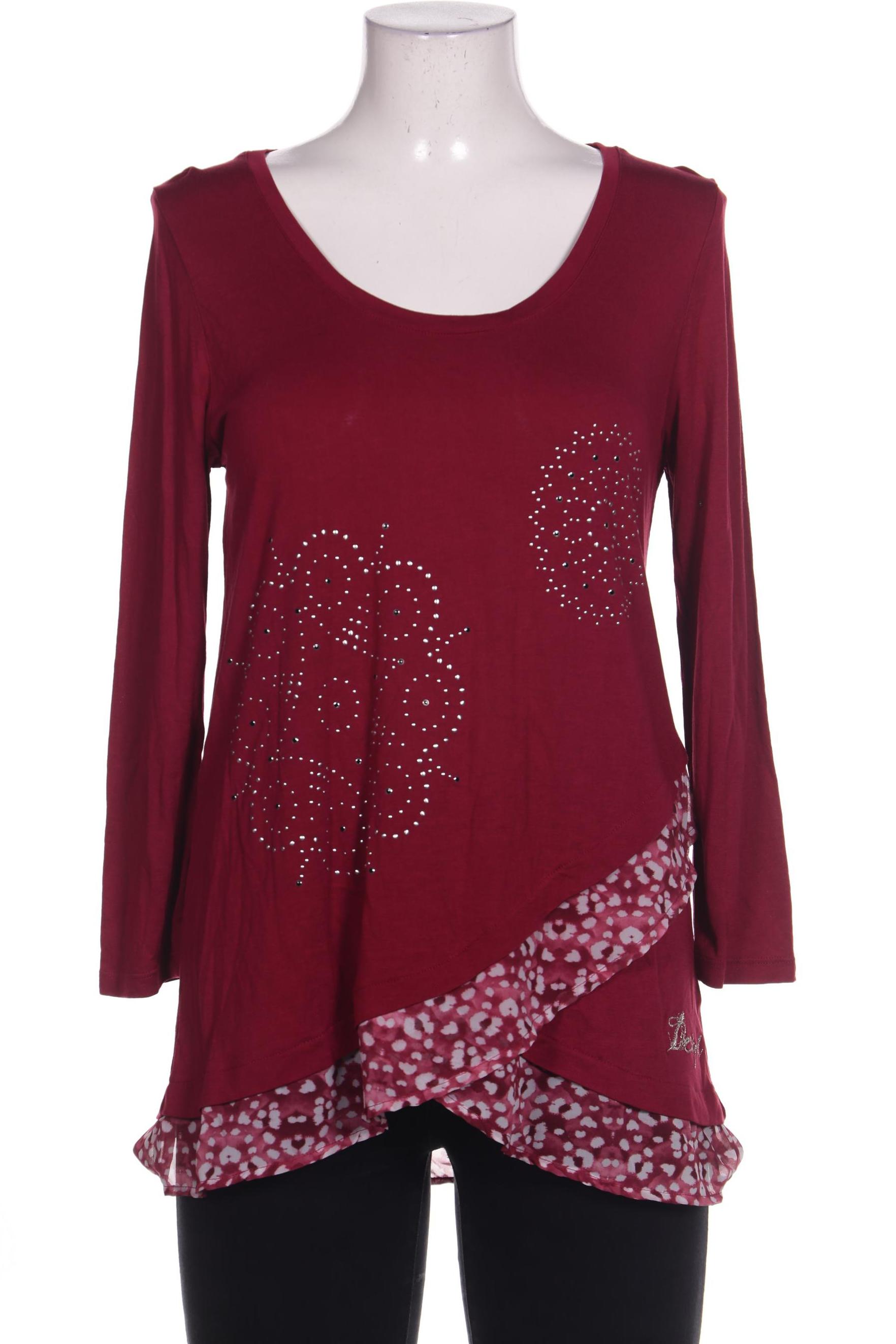 

Desigual Damen Langarmshirt, bordeaux, Gr. 42
