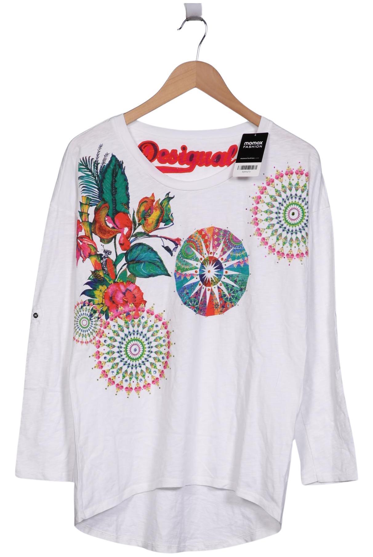 

Desigual Damen Langarmshirt, weiß, Gr. 42