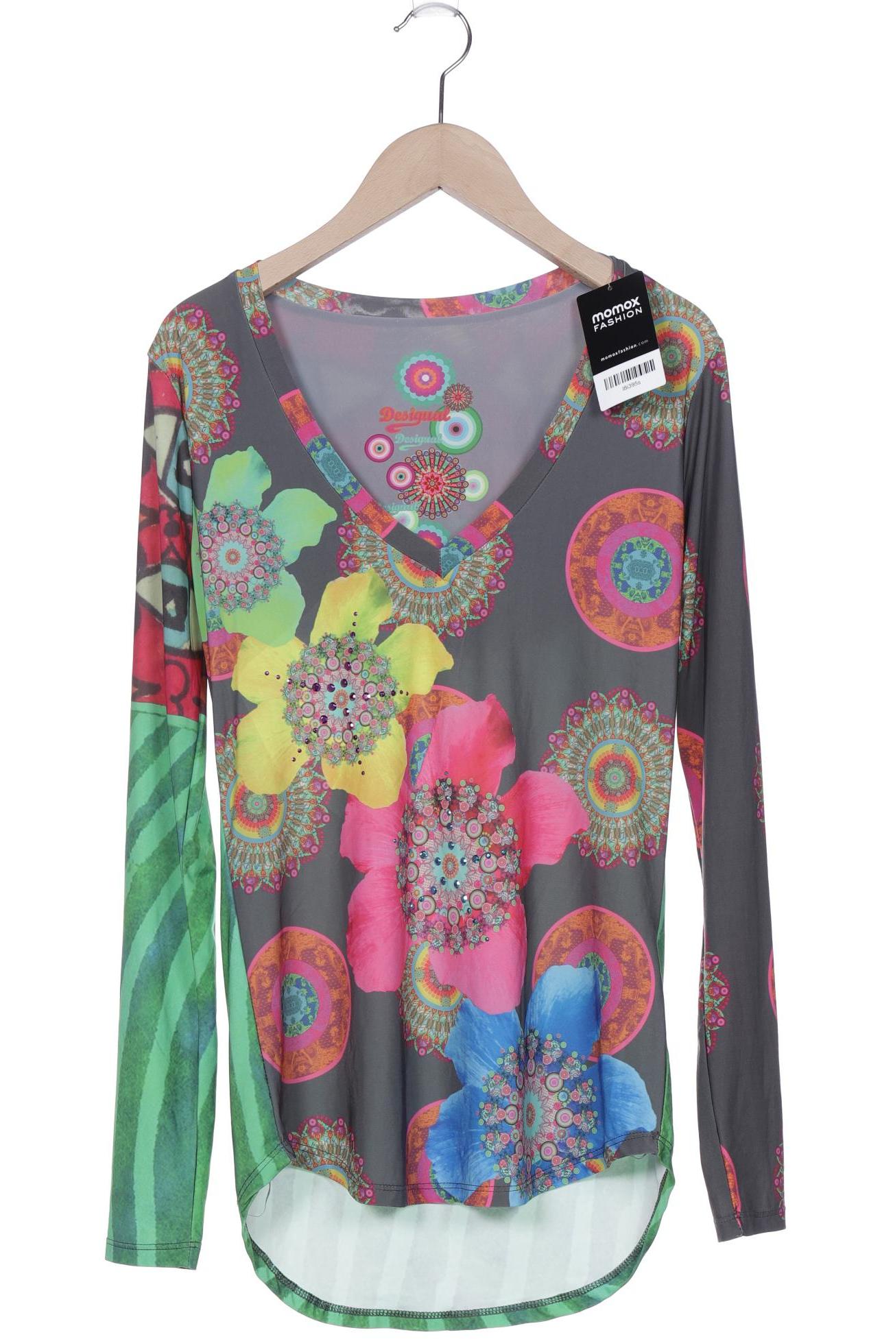 

Desigual Damen Langarmshirt, mehrfarbig, Gr. 36