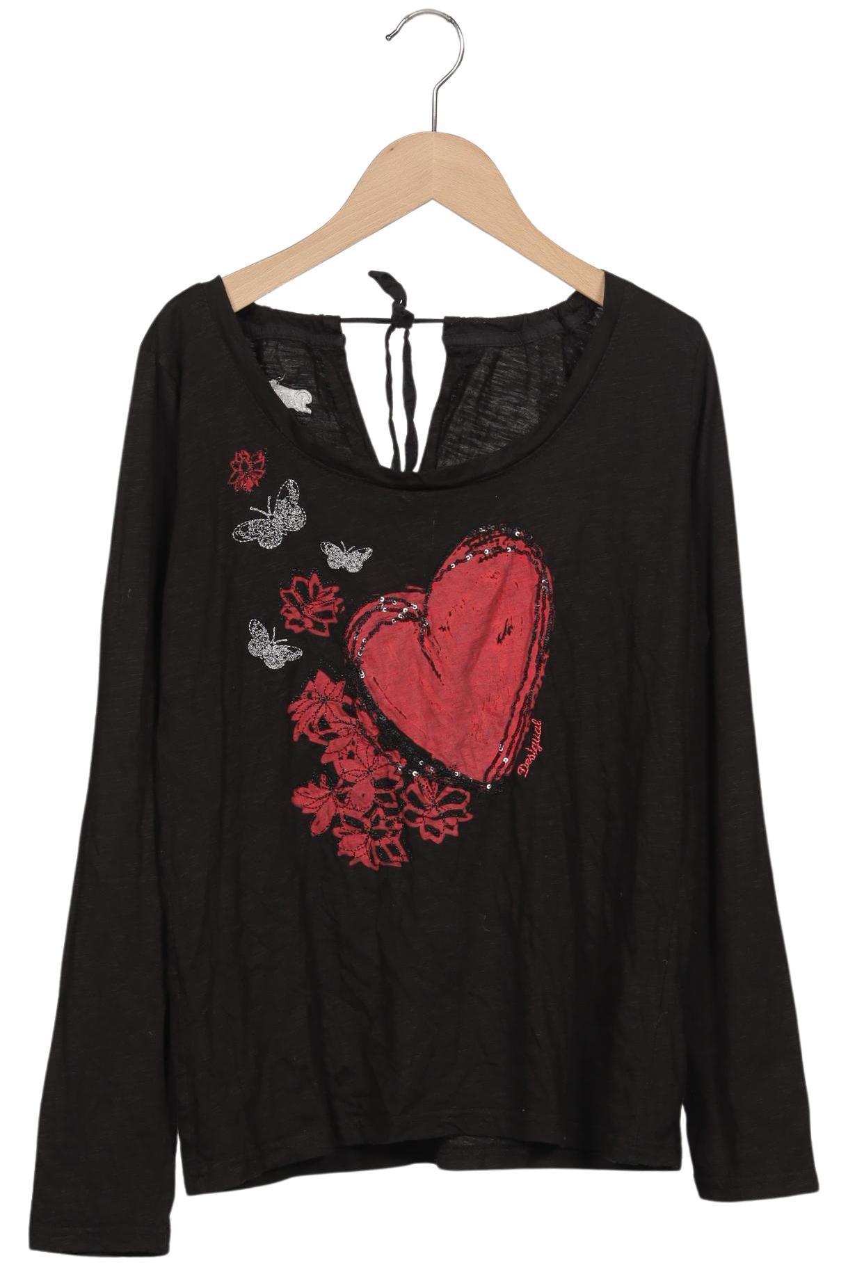 

Desigual Damen Langarmshirt, schwarz, Gr. 44