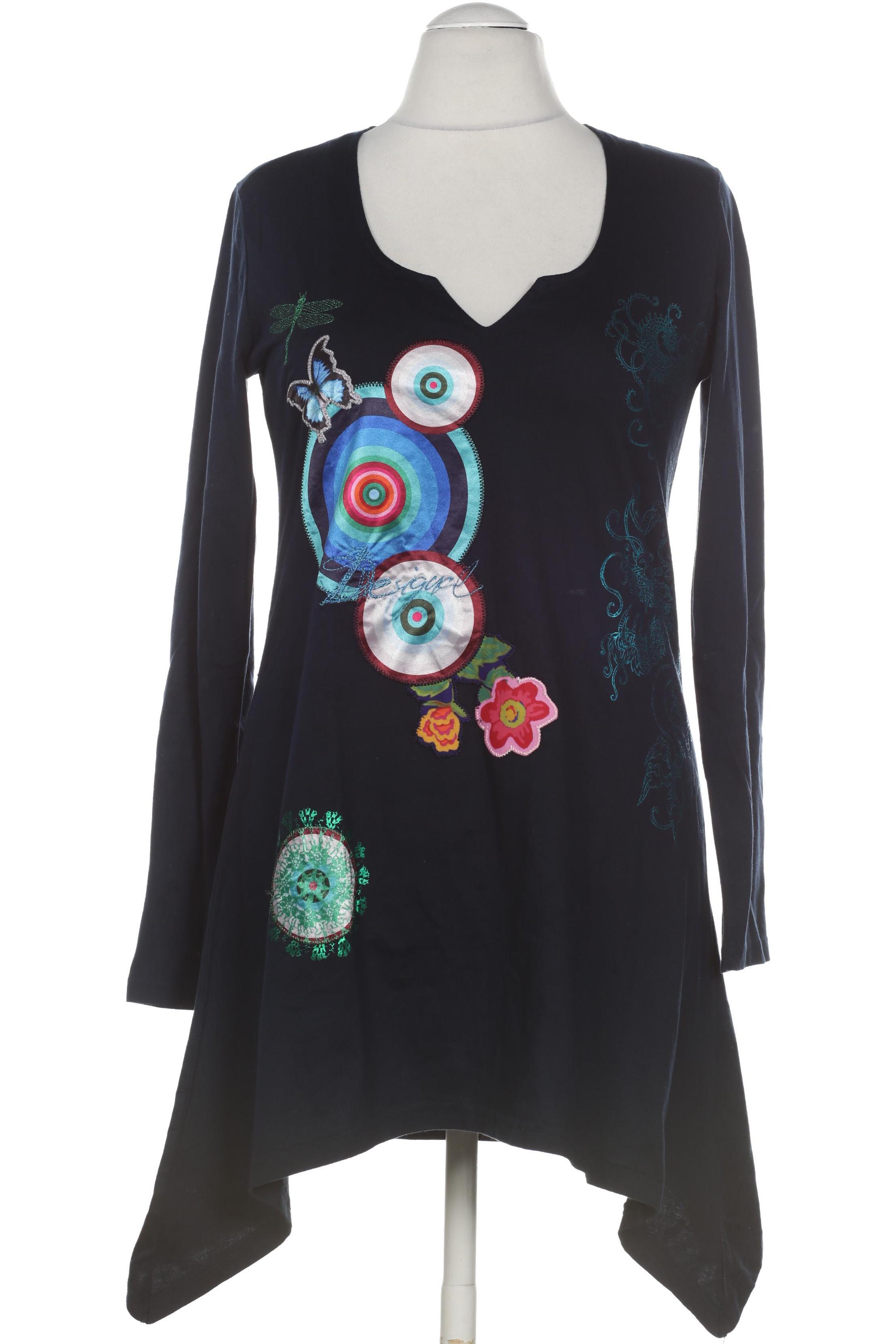 

Desigual Damen Langarmshirt, blau, Gr.