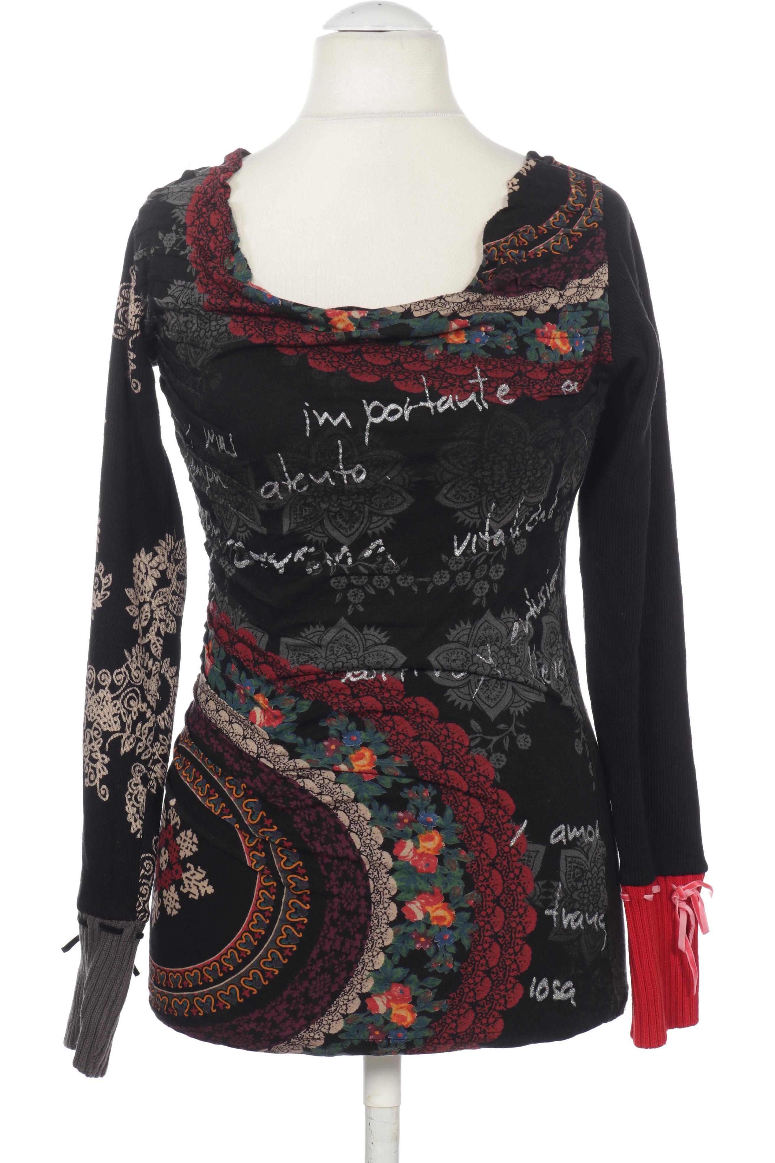 

Desigual Damen Langarmshirt, schwarz, Gr.