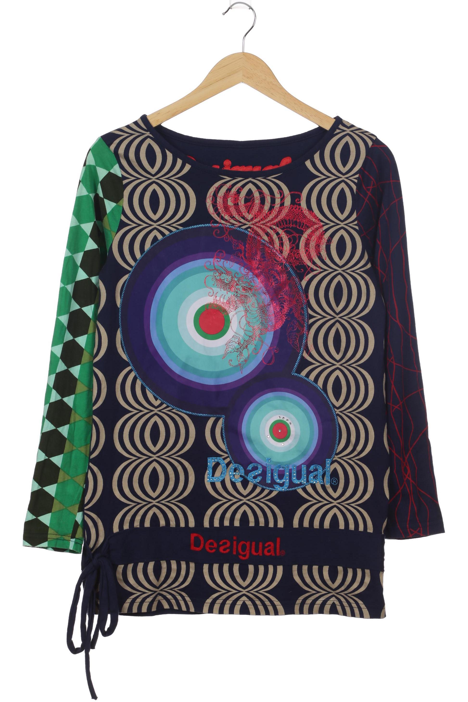 

Desigual Damen Langarmshirt, blau, Gr.