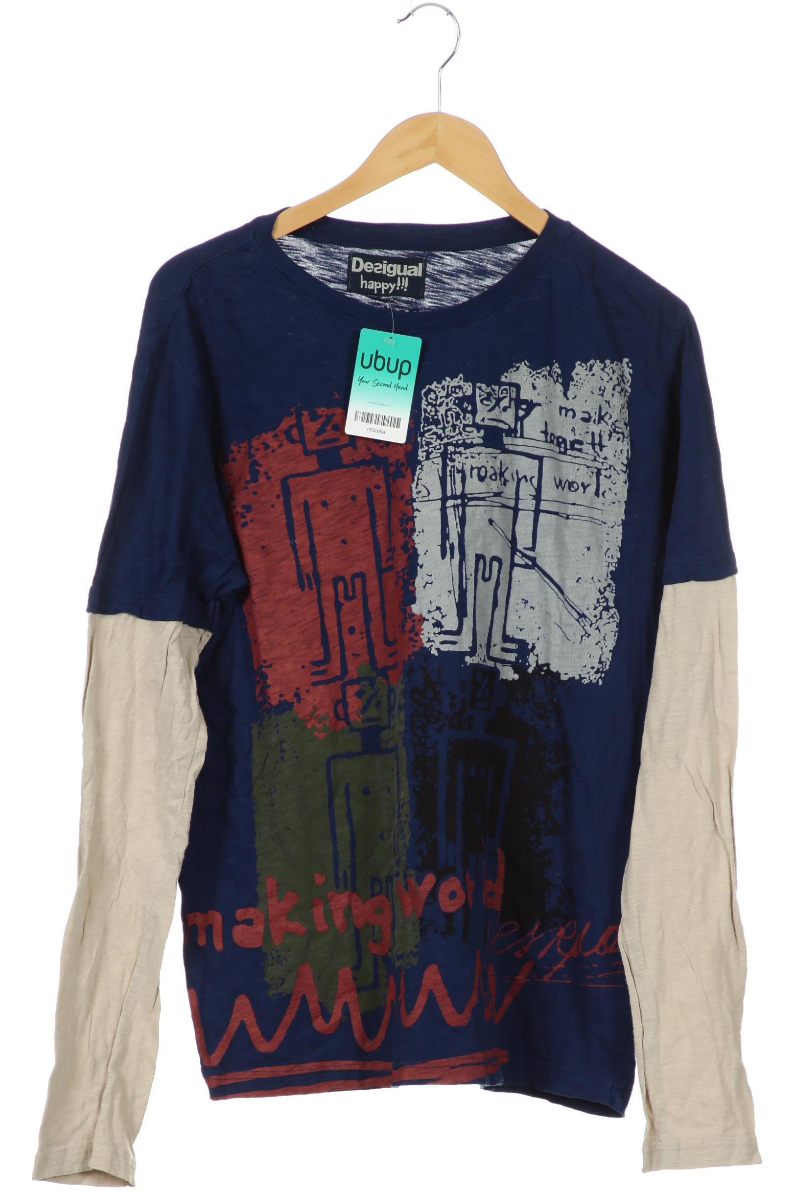 

Desigual Damen Langarmshirt, blau, Gr.