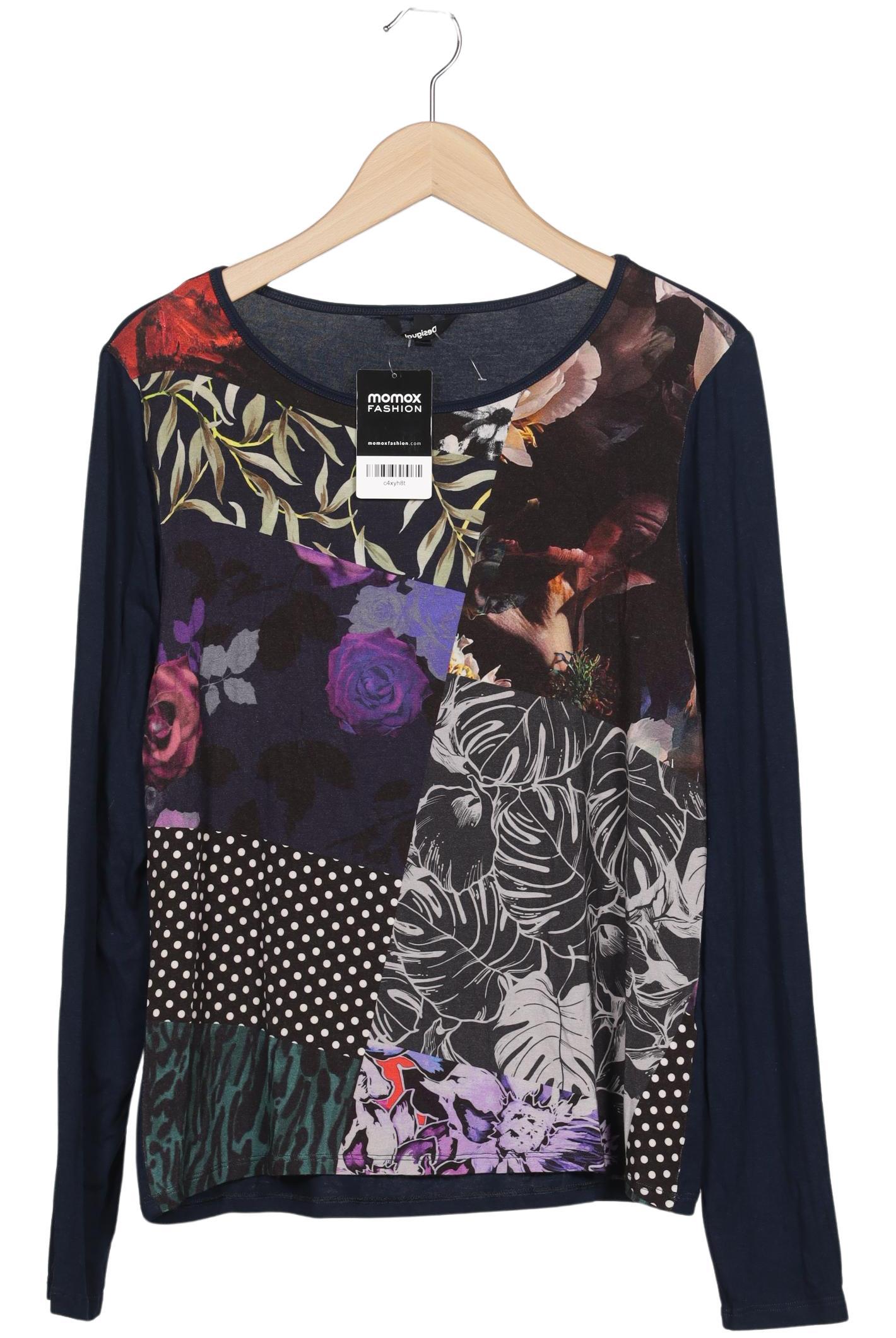 

Desigual Damen Langarmshirt, marineblau, Gr. 46