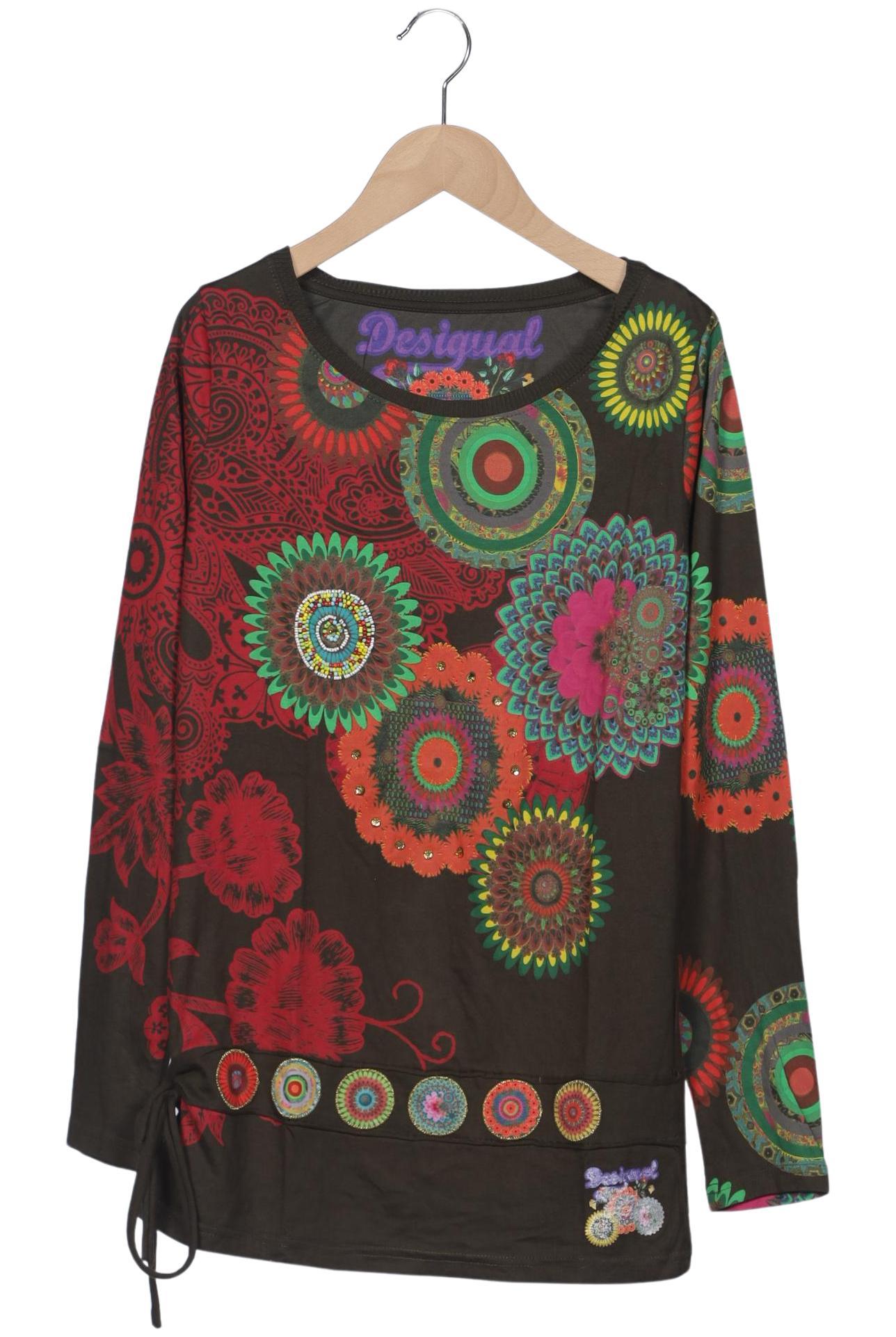 

Desigual Damen Langarmshirt, grün, Gr. 38