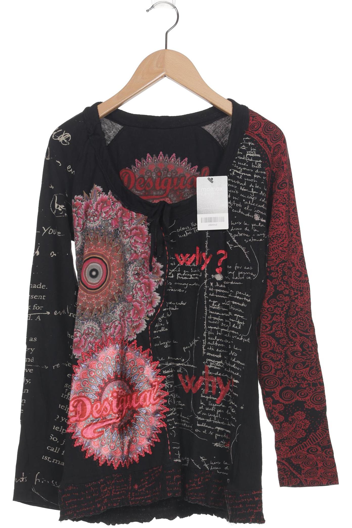 

Desigual Damen Langarmshirt, schwarz, Gr. 36