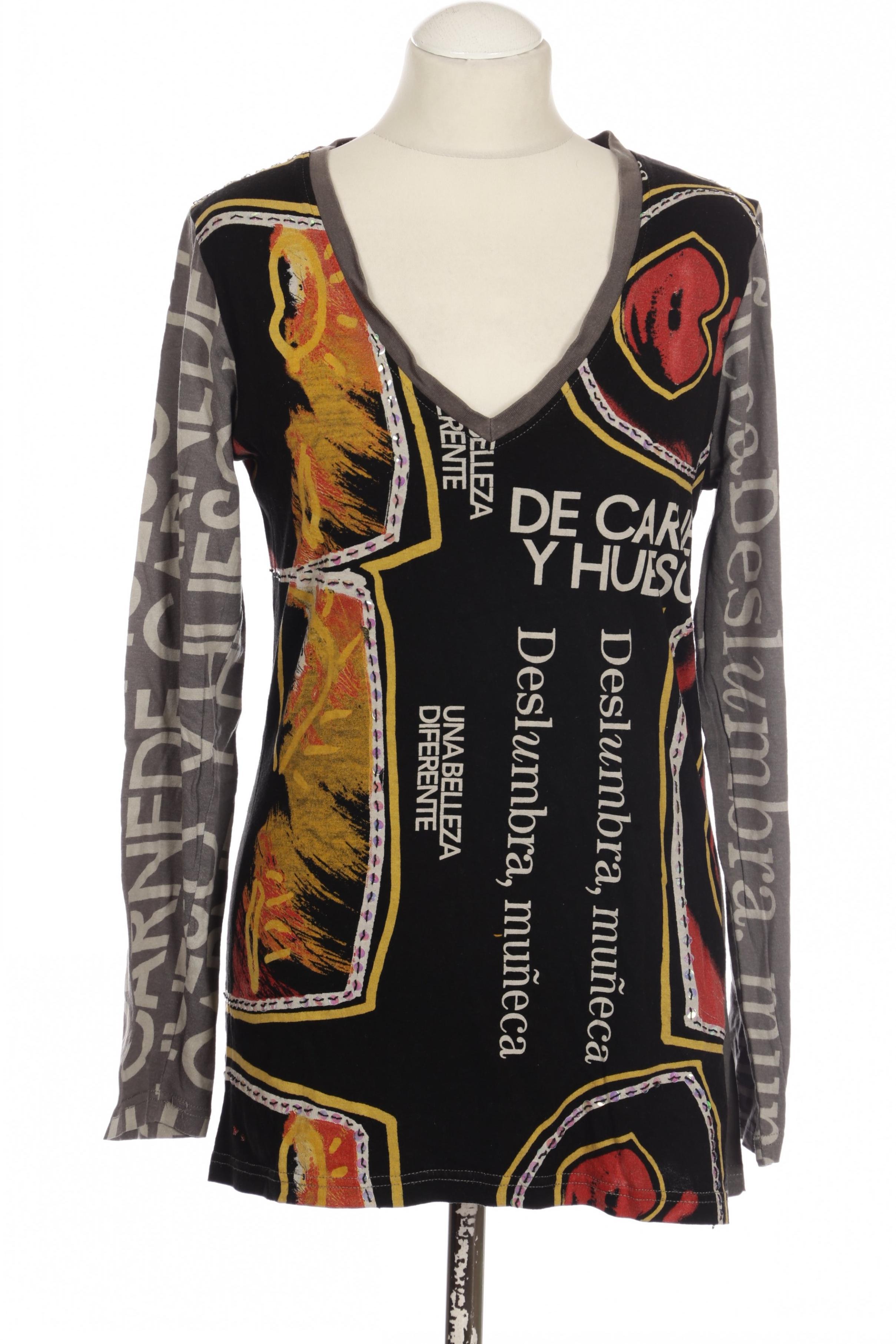 

Desigual Damen Langarmshirt, grau, Gr.