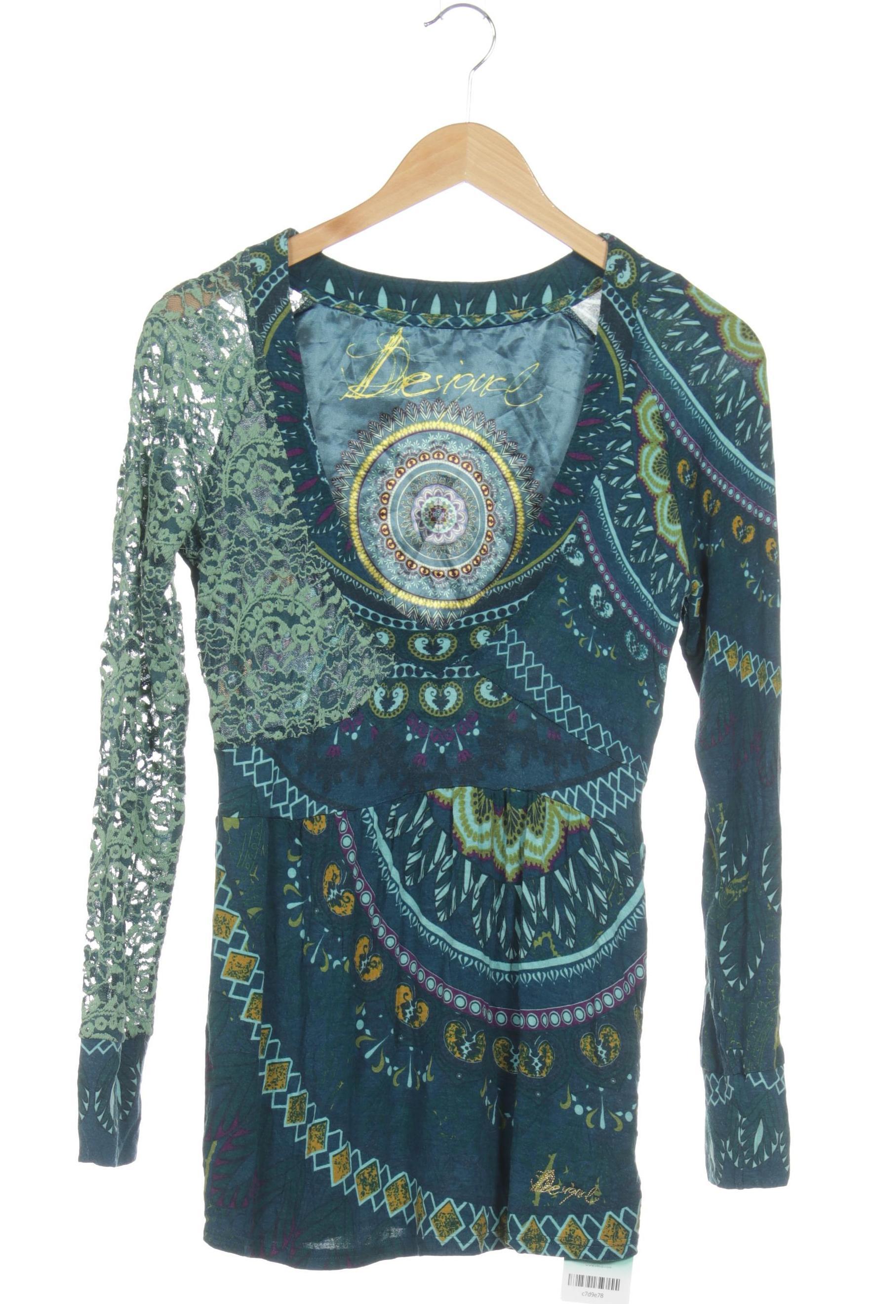 

Desigual Damen Langarmshirt, blau, Gr.