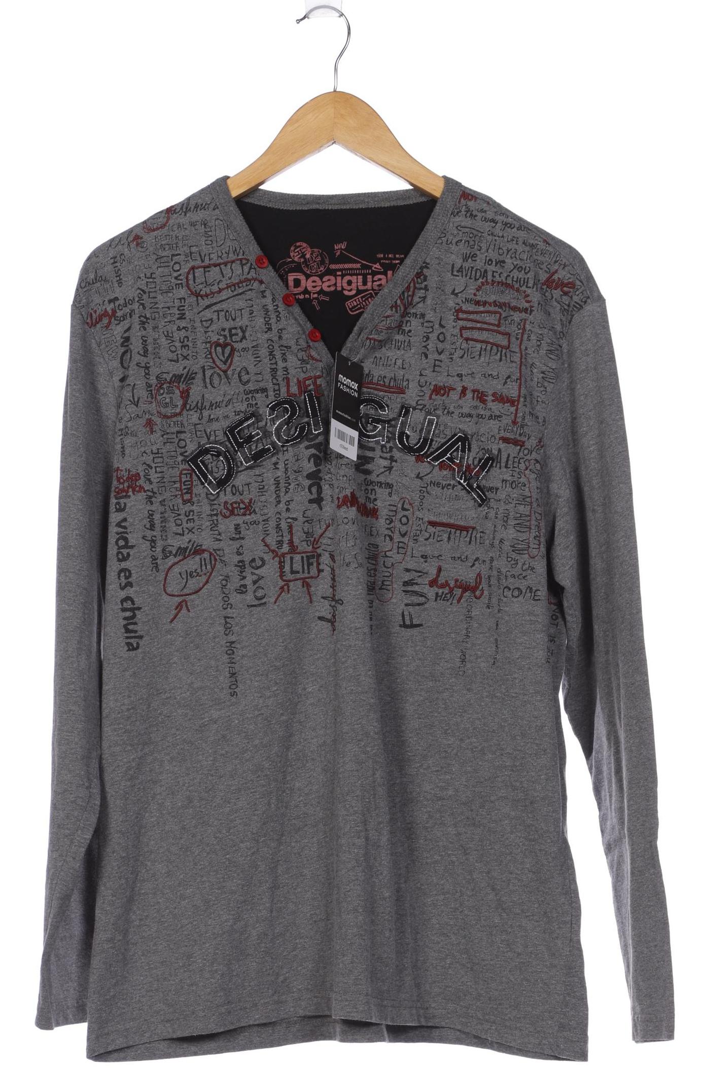 

Desigual Damen Langarmshirt, grau, Gr. 46