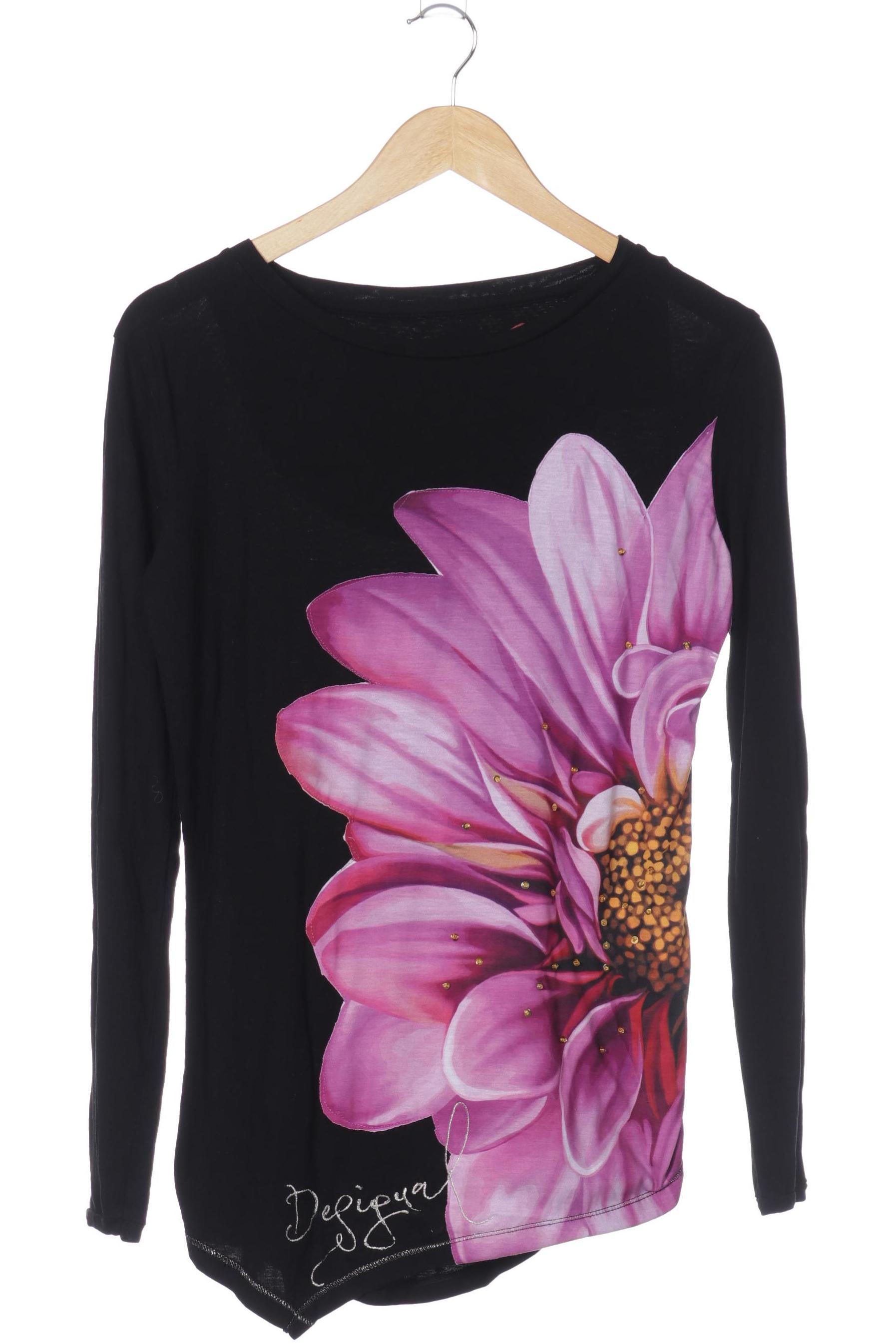 

Desigual Damen Langarmshirt, schwarz, Gr.