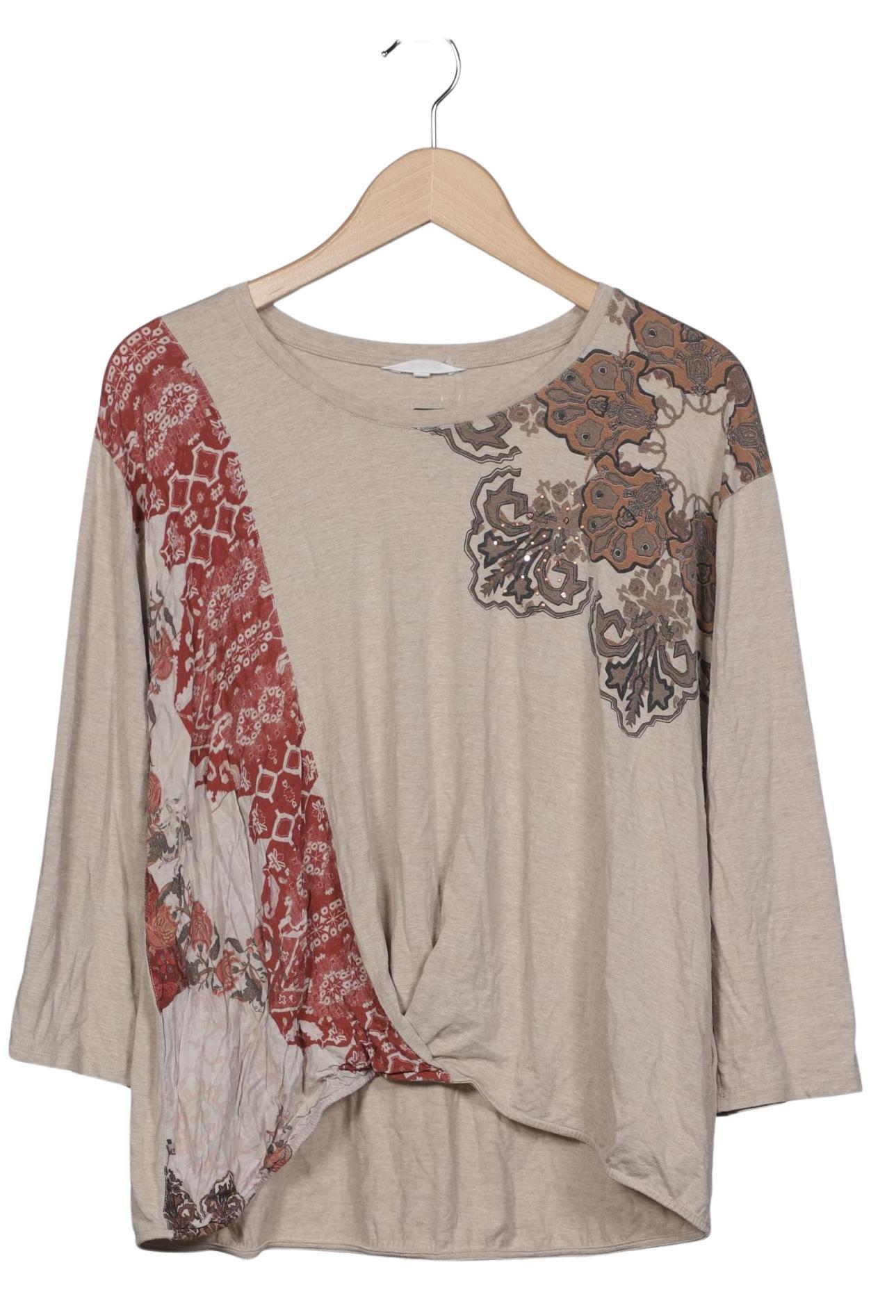 

Desigual Damen Langarmshirt, beige, Gr. 34