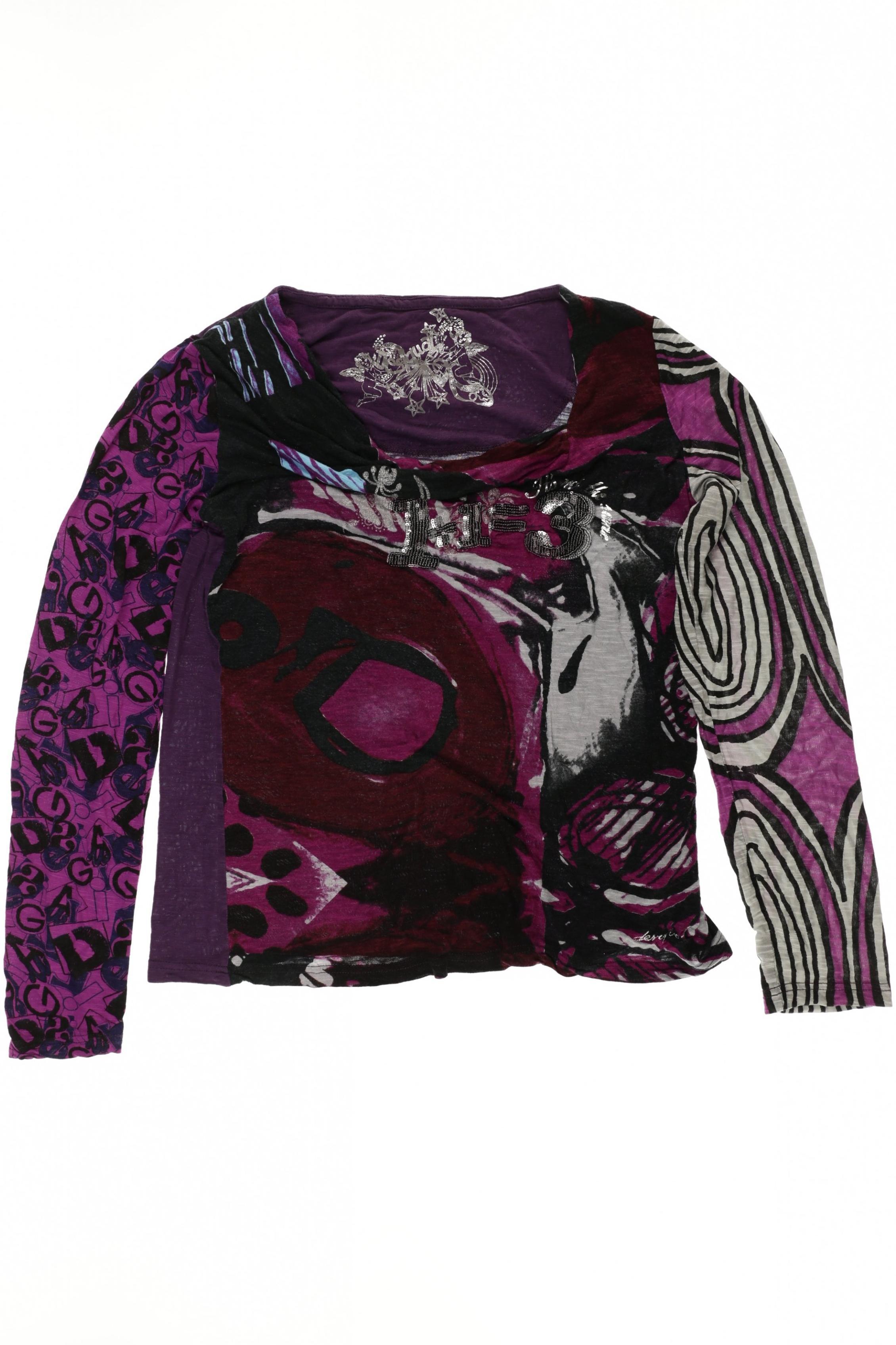 

Desigual Damen Langarmshirt, lila, Gr.