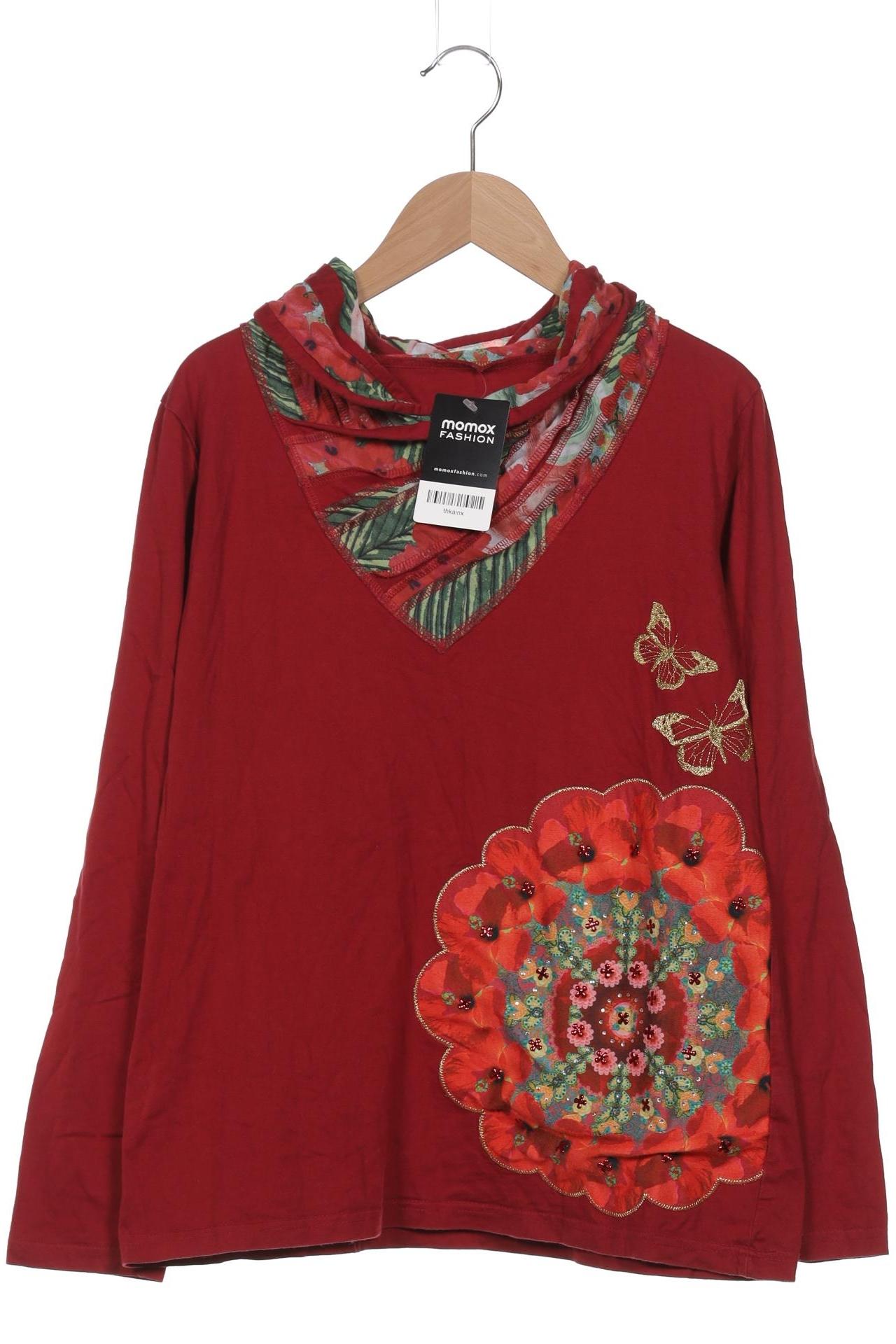 

Desigual Damen Langarmshirt, rot, Gr. 44