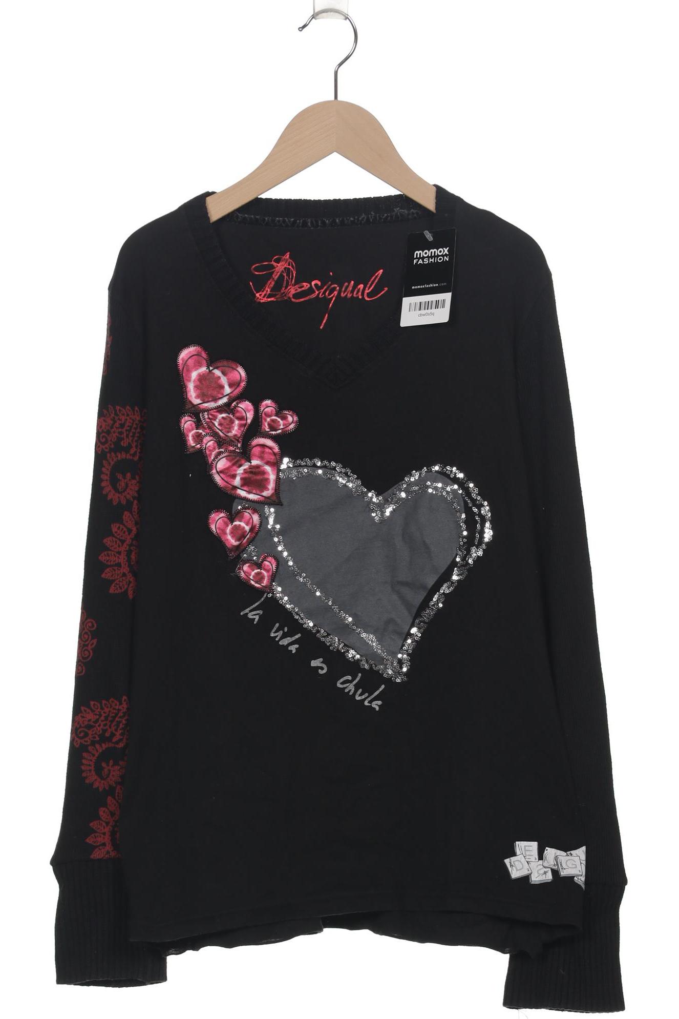 

Desigual Damen Langarmshirt, schwarz, Gr. 44
