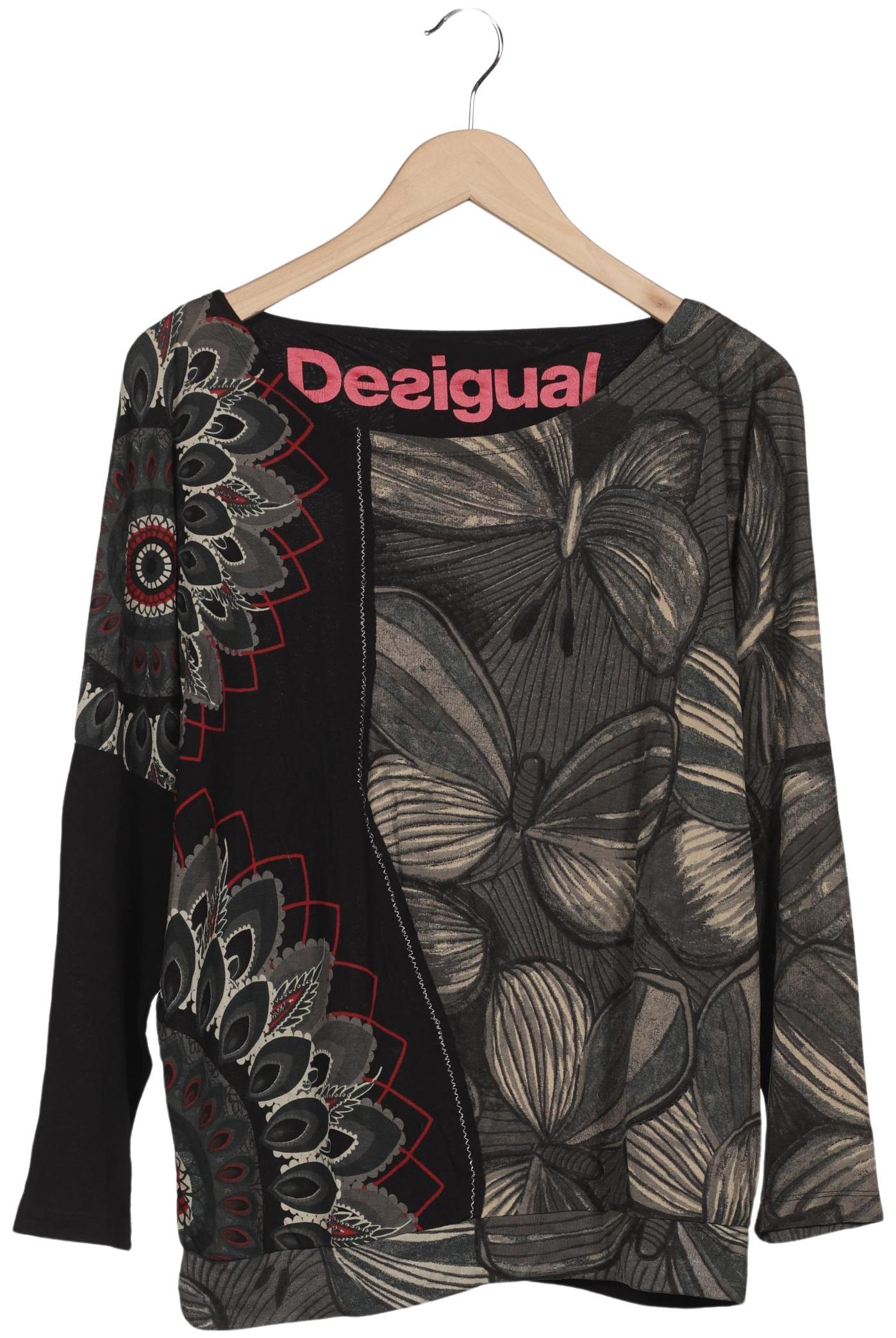 

Desigual Damen Langarmshirt, grau, Gr. 42
