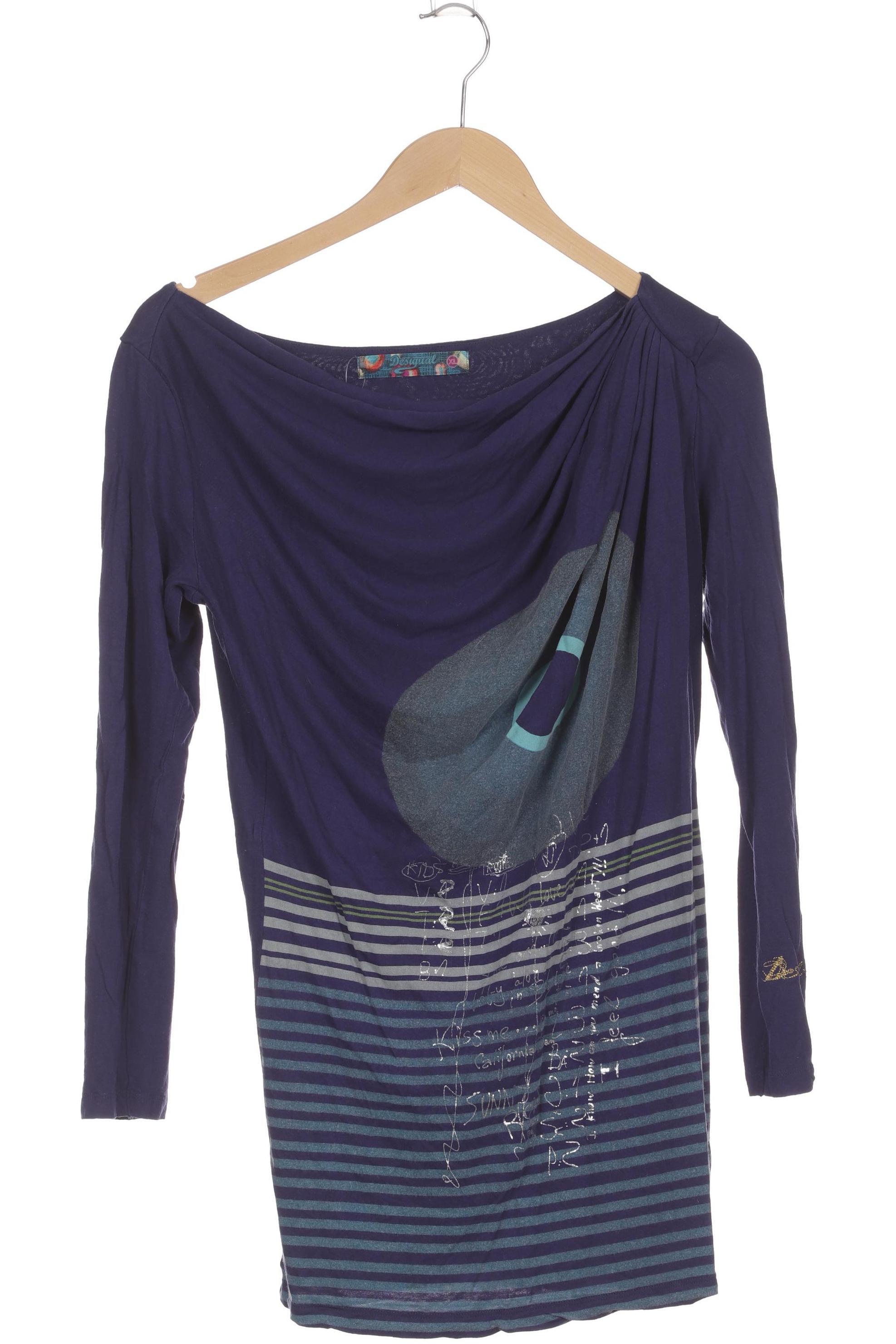 

Desigual Damen Langarmshirt, blau, Gr.