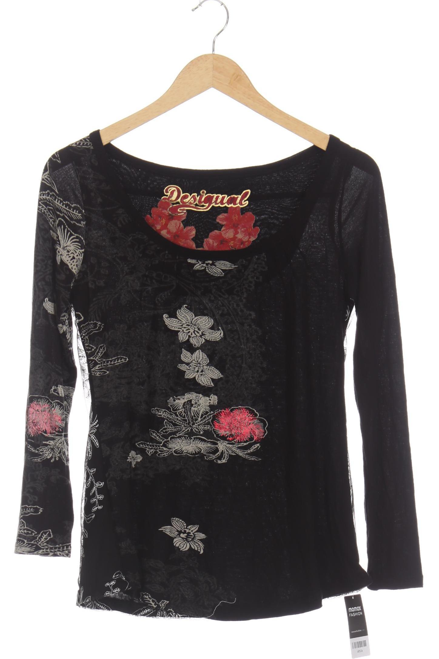 

Desigual Damen Langarmshirt, schwarz, Gr.