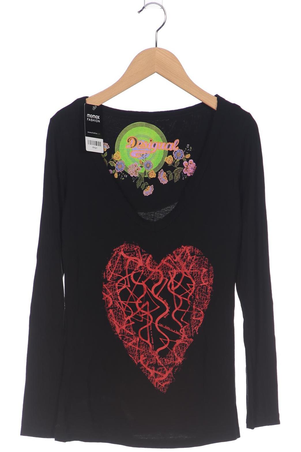 

Desigual Damen Langarmshirt, schwarz, Gr. 34