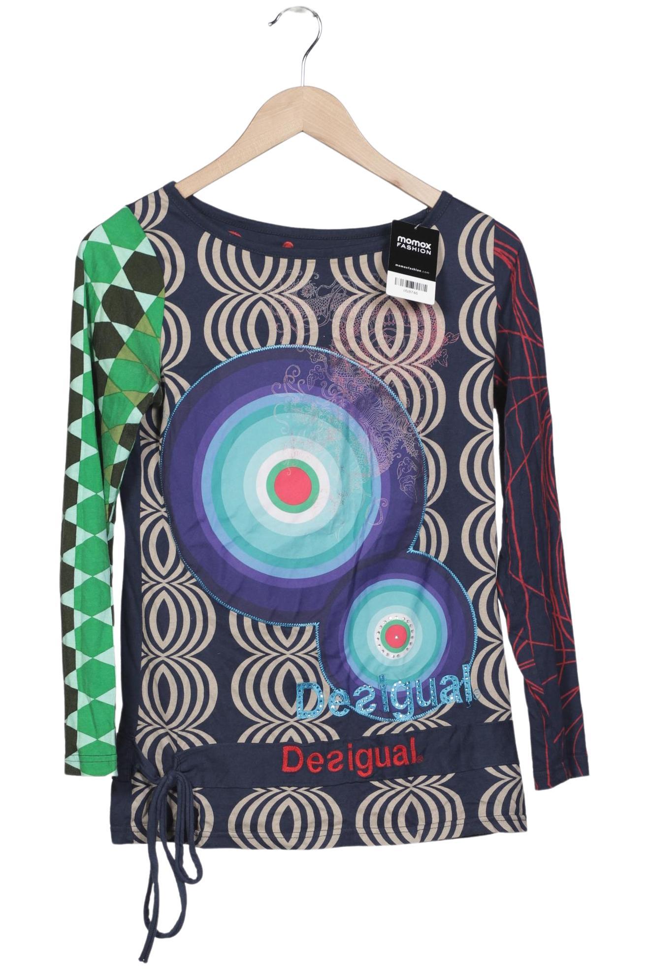 

Desigual Damen Langarmshirt, mehrfarbig, Gr. 38