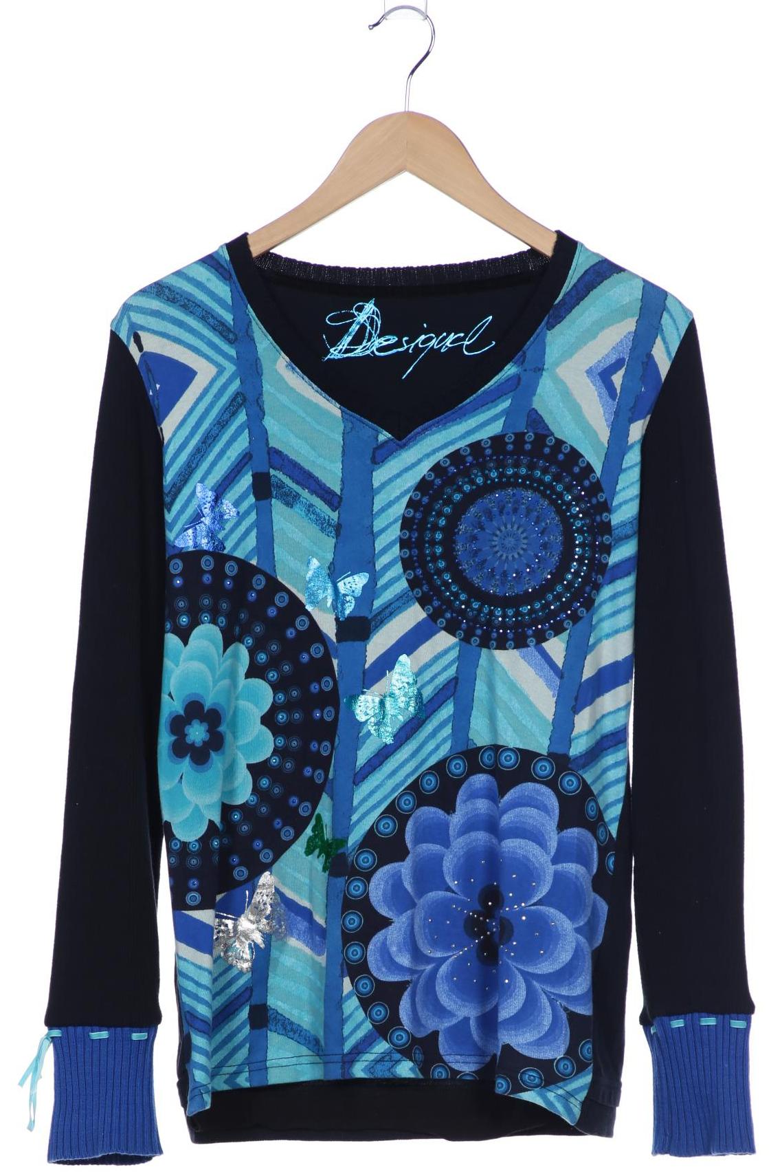 

Desigual Damen Langarmshirt, marineblau, Gr. 44