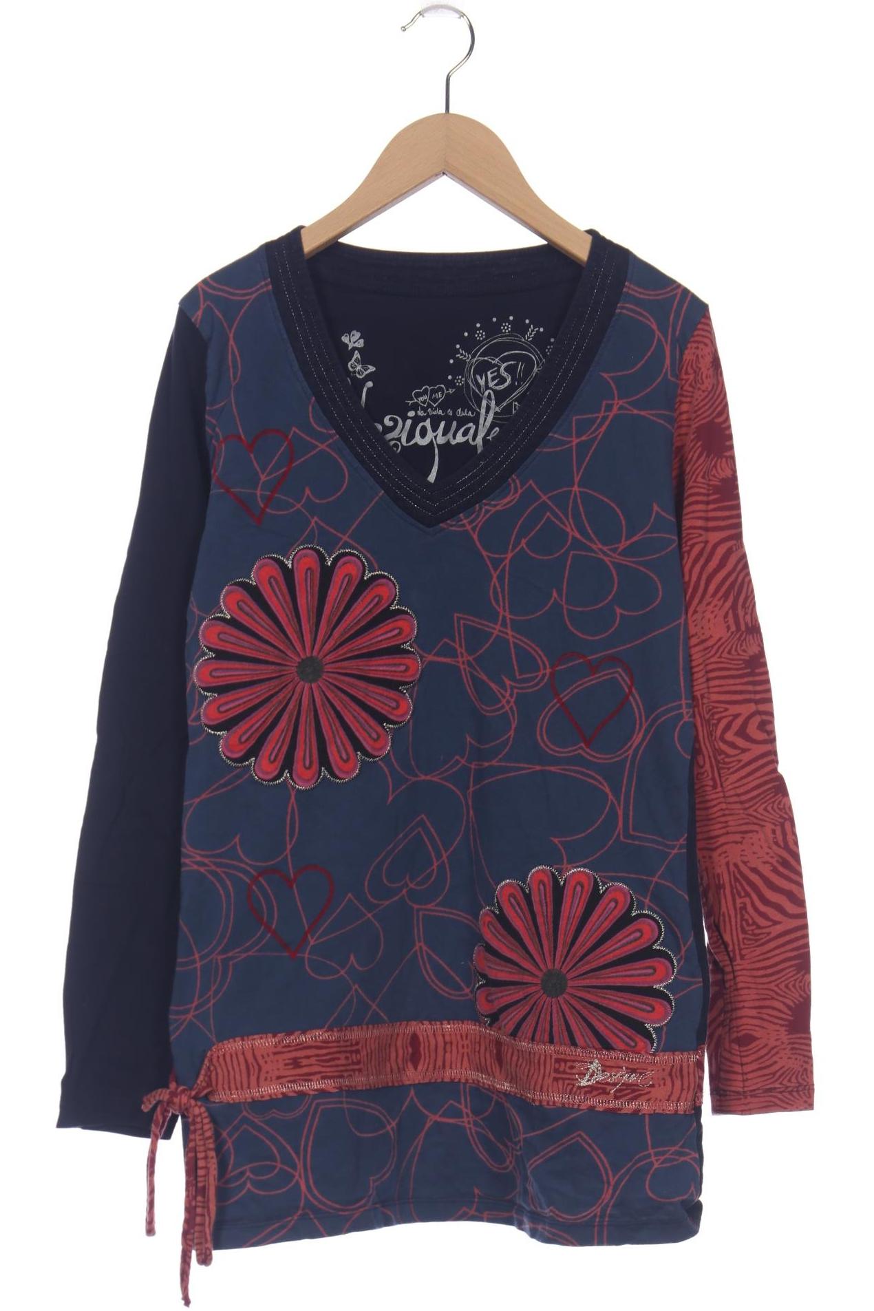 

Desigual Damen Langarmshirt, marineblau, Gr. 44