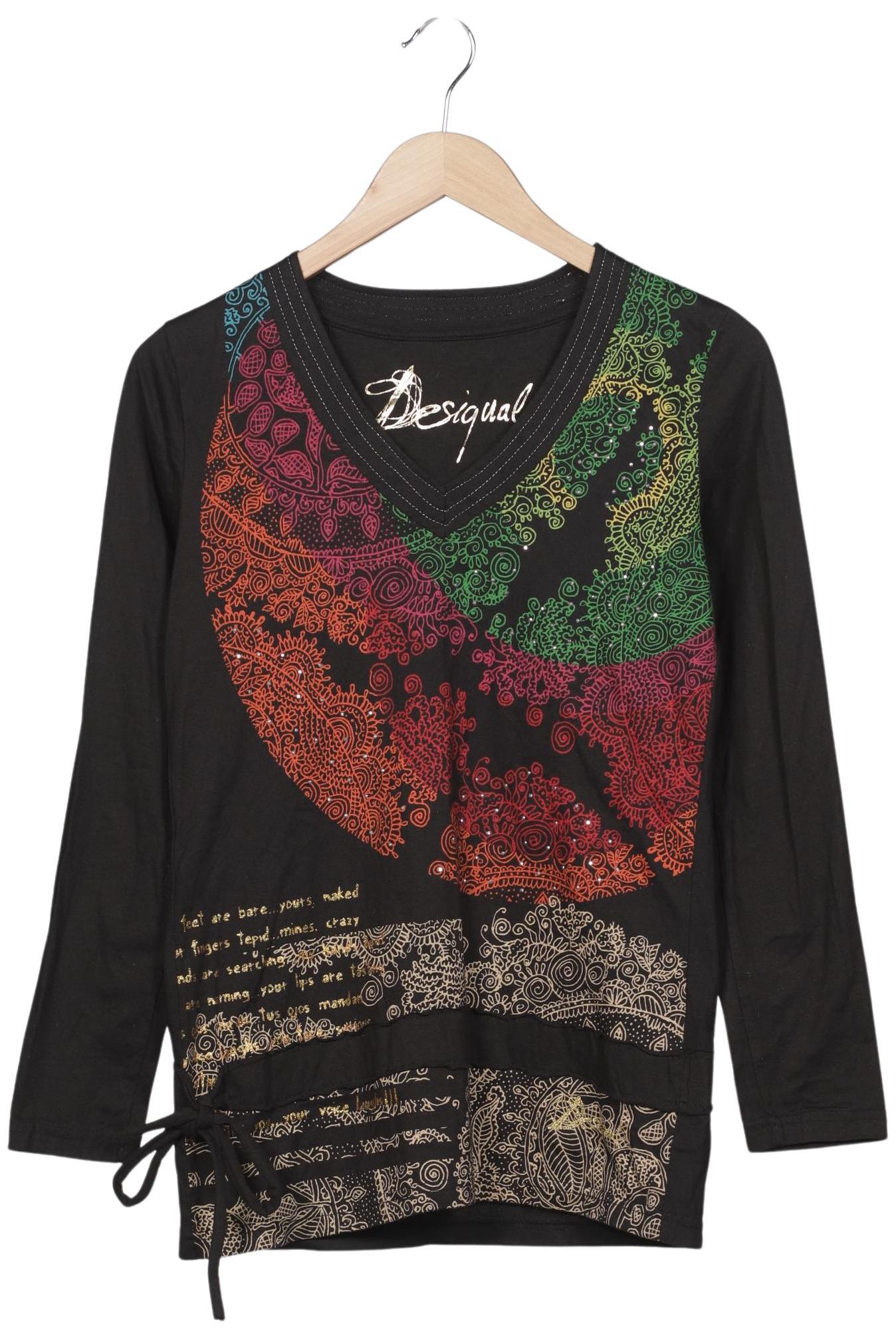 

Desigual Damen Langarmshirt, schwarz, Gr. 38