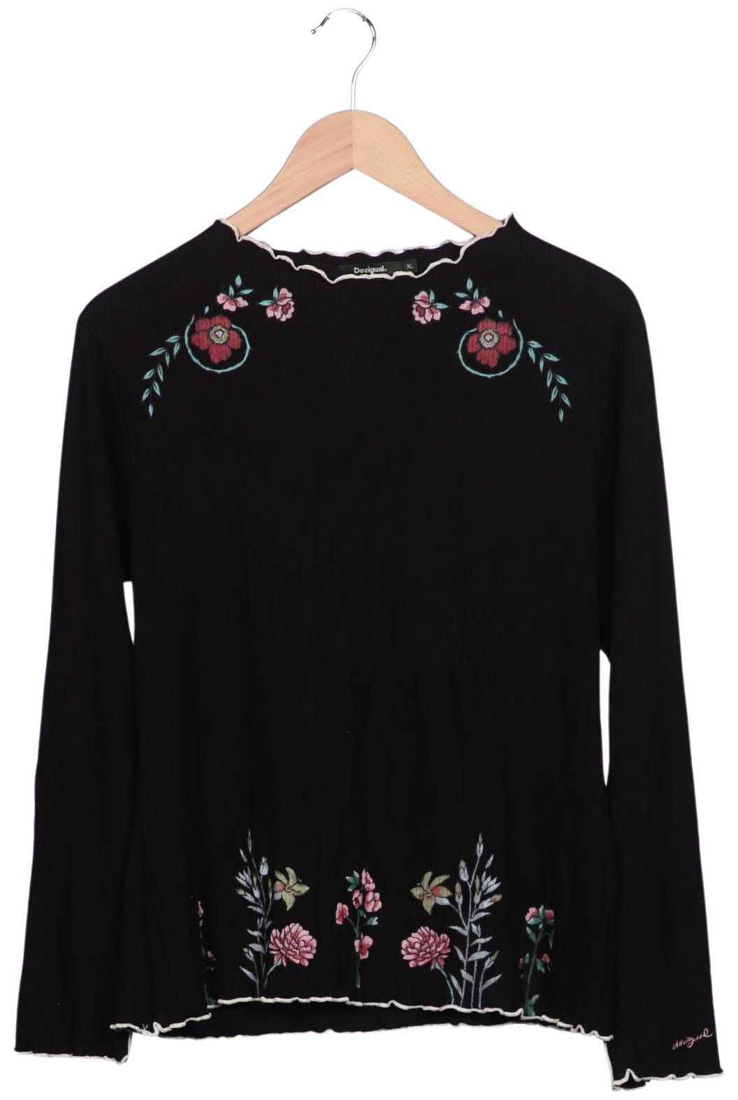 

Desigual Damen Langarmshirt, schwarz, Gr. 44