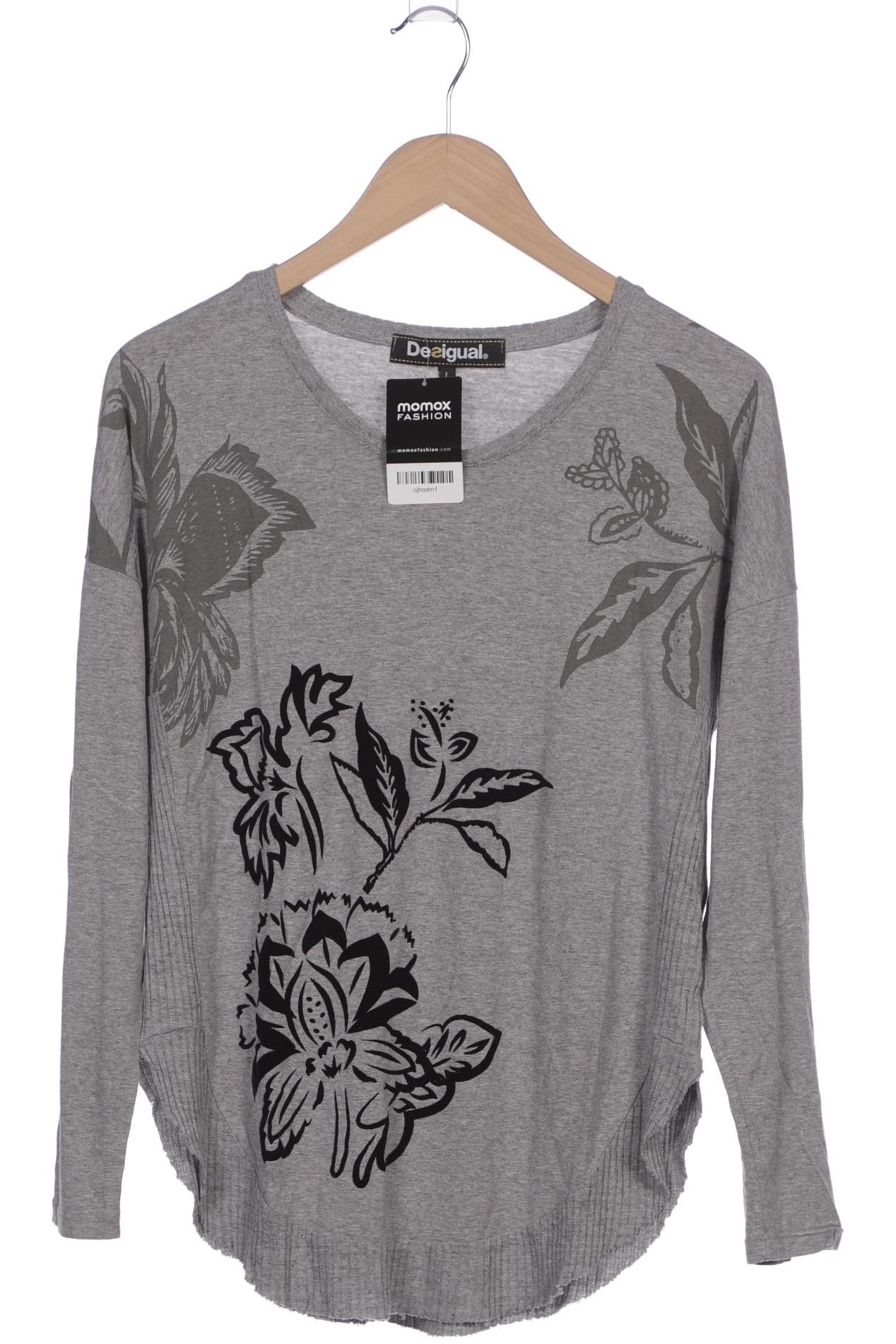 

Desigual Damen Langarmshirt, grau, Gr. 42