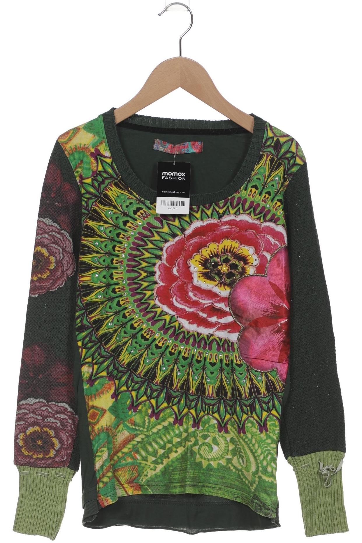 

Desigual Damen Langarmshirt, grün, Gr. 36