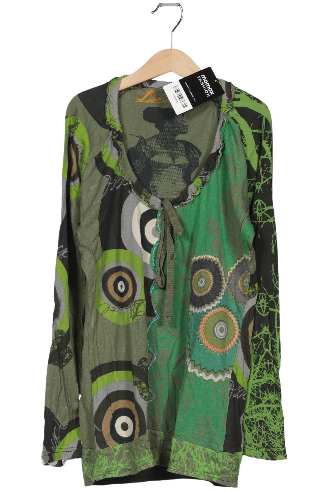

Desigual Damen Langarmshirt, grün, Gr. 38