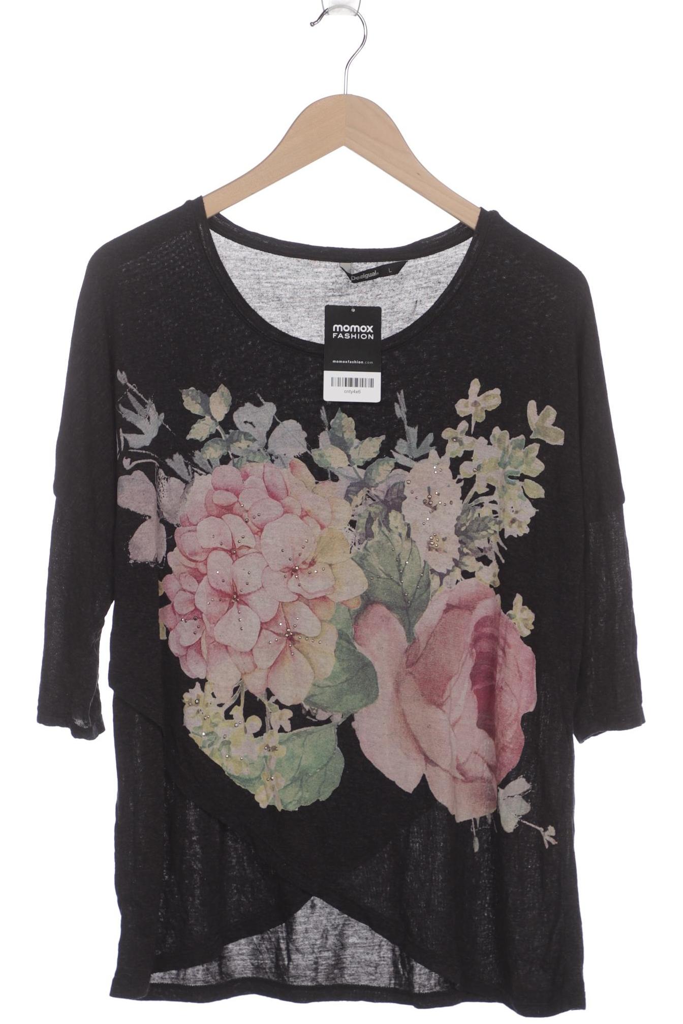 

Desigual Damen Langarmshirt, schwarz, Gr. 42