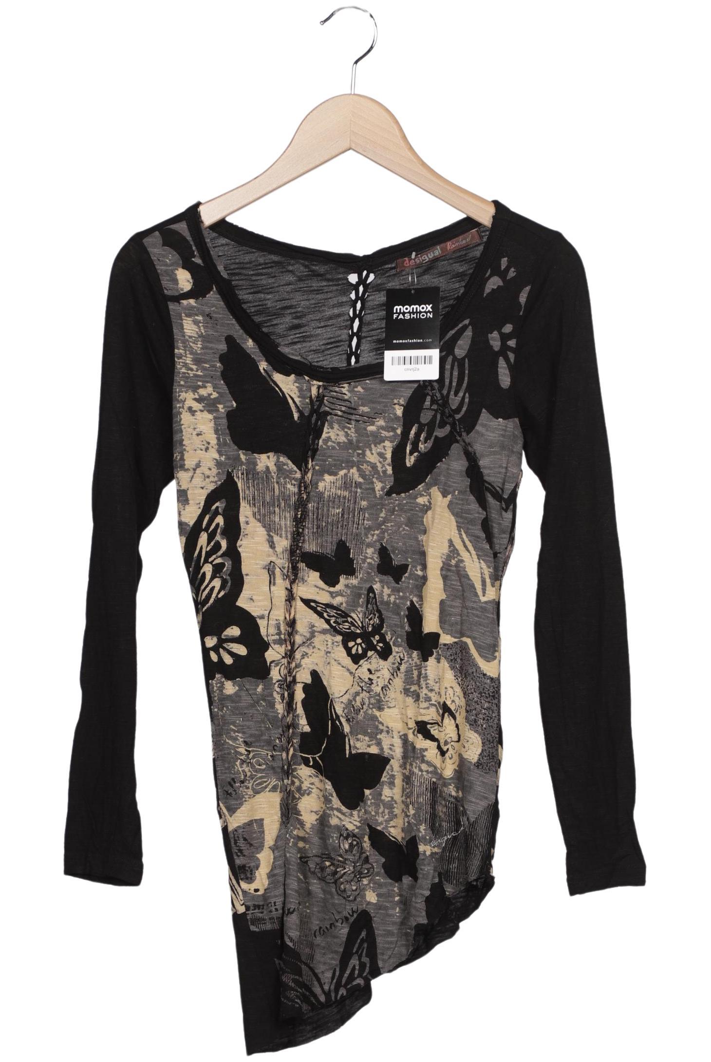 

Desigual Damen Langarmshirt, mehrfarbig, Gr. 34