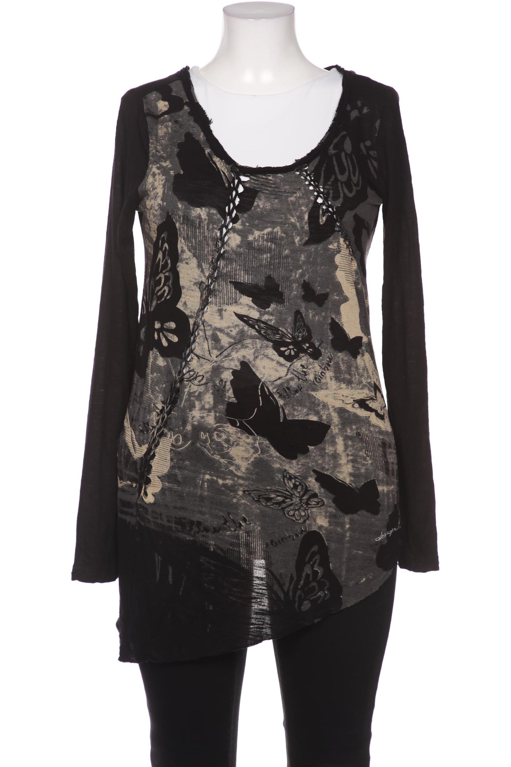 

Desigual Damen Langarmshirt, schwarz, Gr. 38