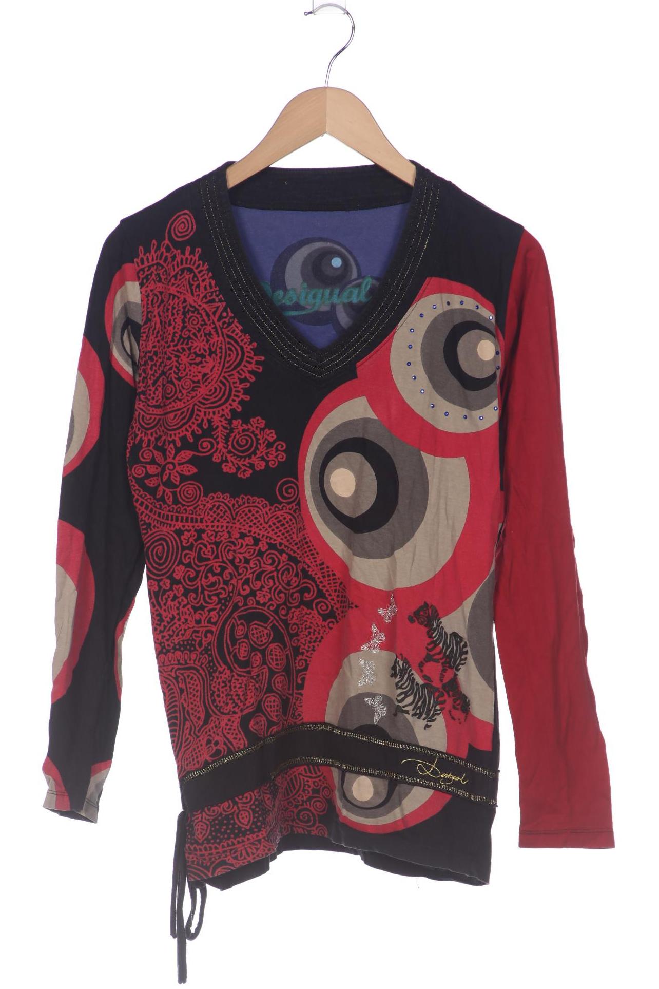 

Desigual Damen Langarmshirt, bordeaux, Gr. 44