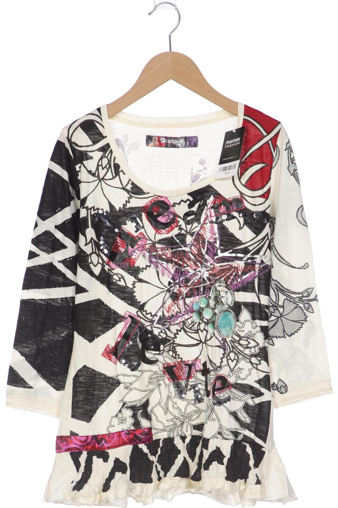 

Desigual Damen Langarmshirt, cremeweiß
