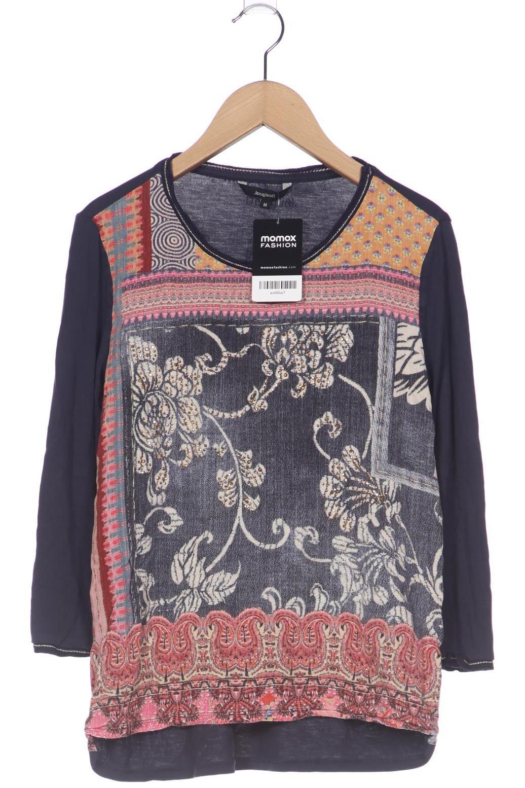 

Desigual Damen Langarmshirt, marineblau, Gr. 38