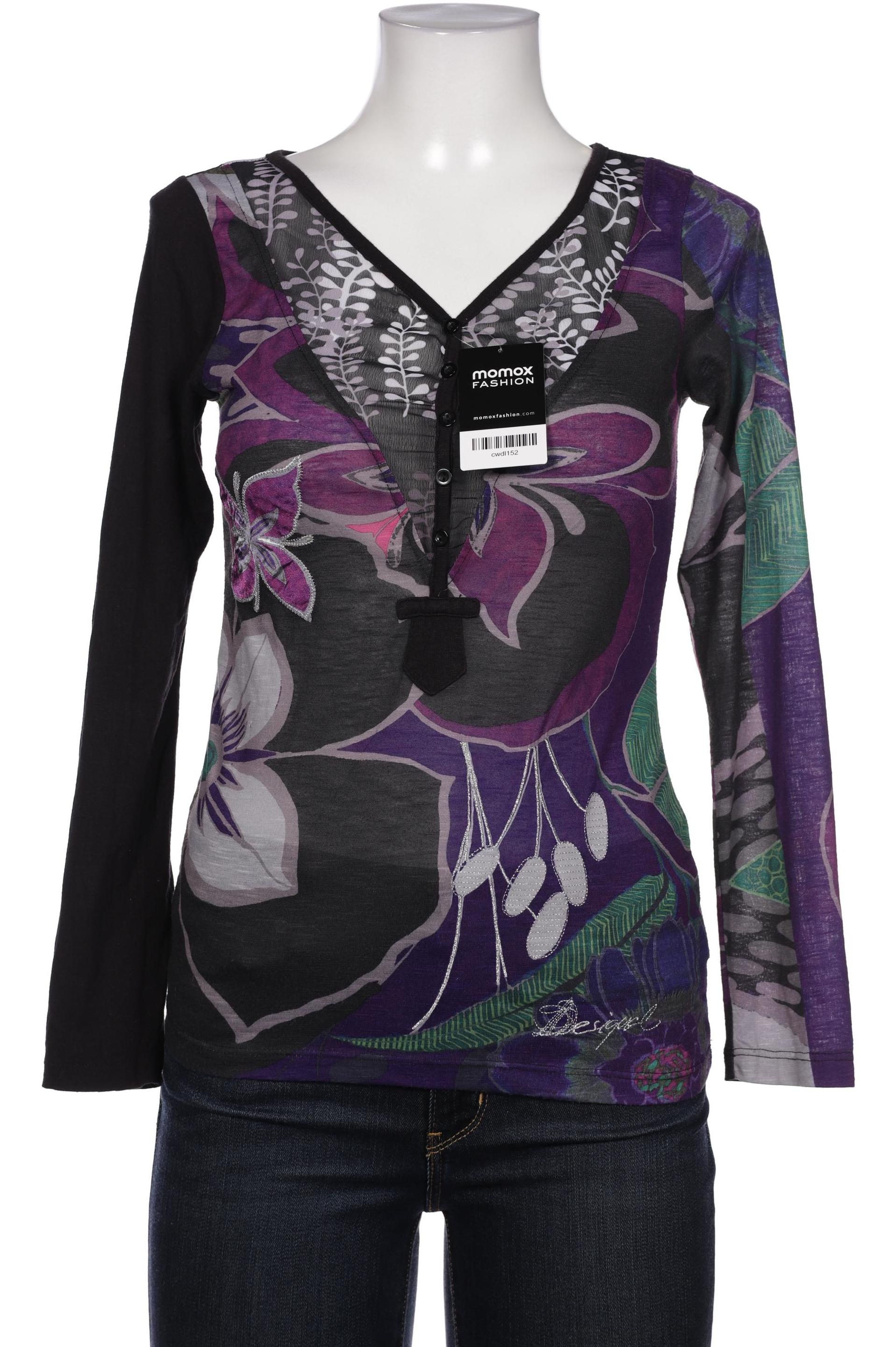 

Desigual Damen Langarmshirt, mehrfarbig, Gr. 36