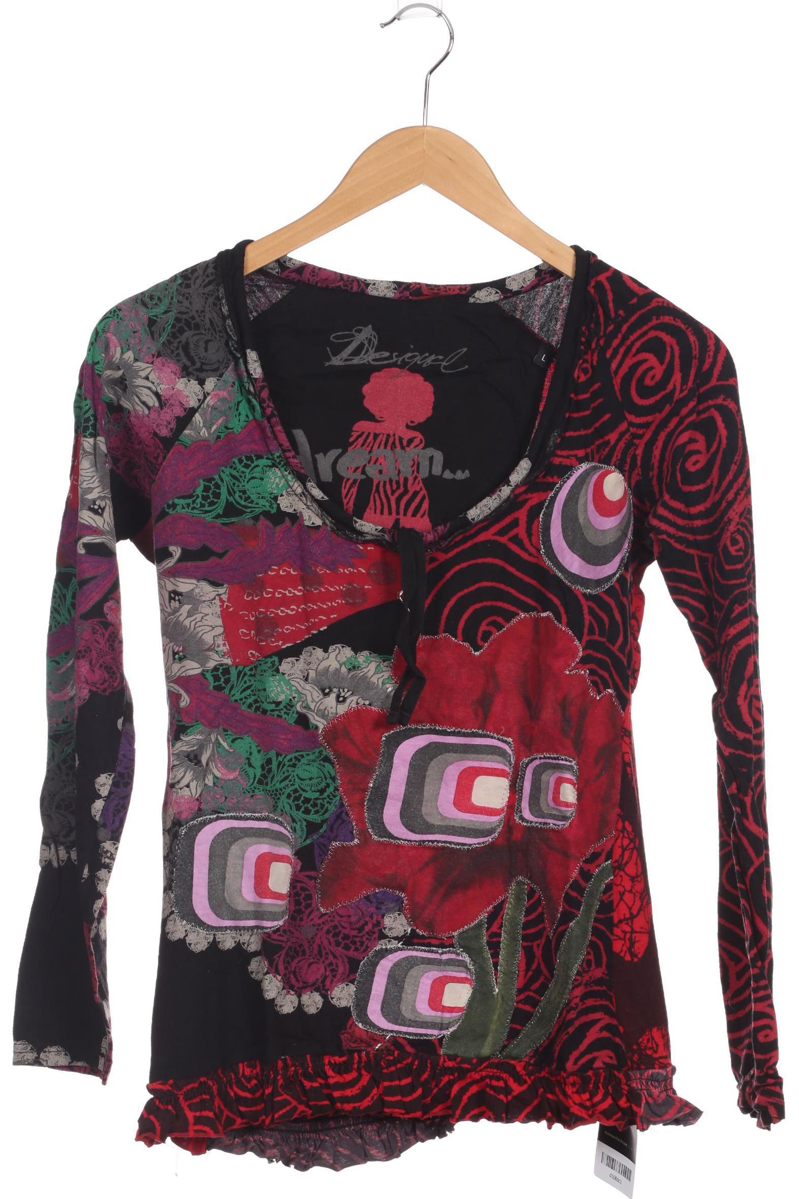 

Desigual Damen Langarmshirt, rot, Gr.