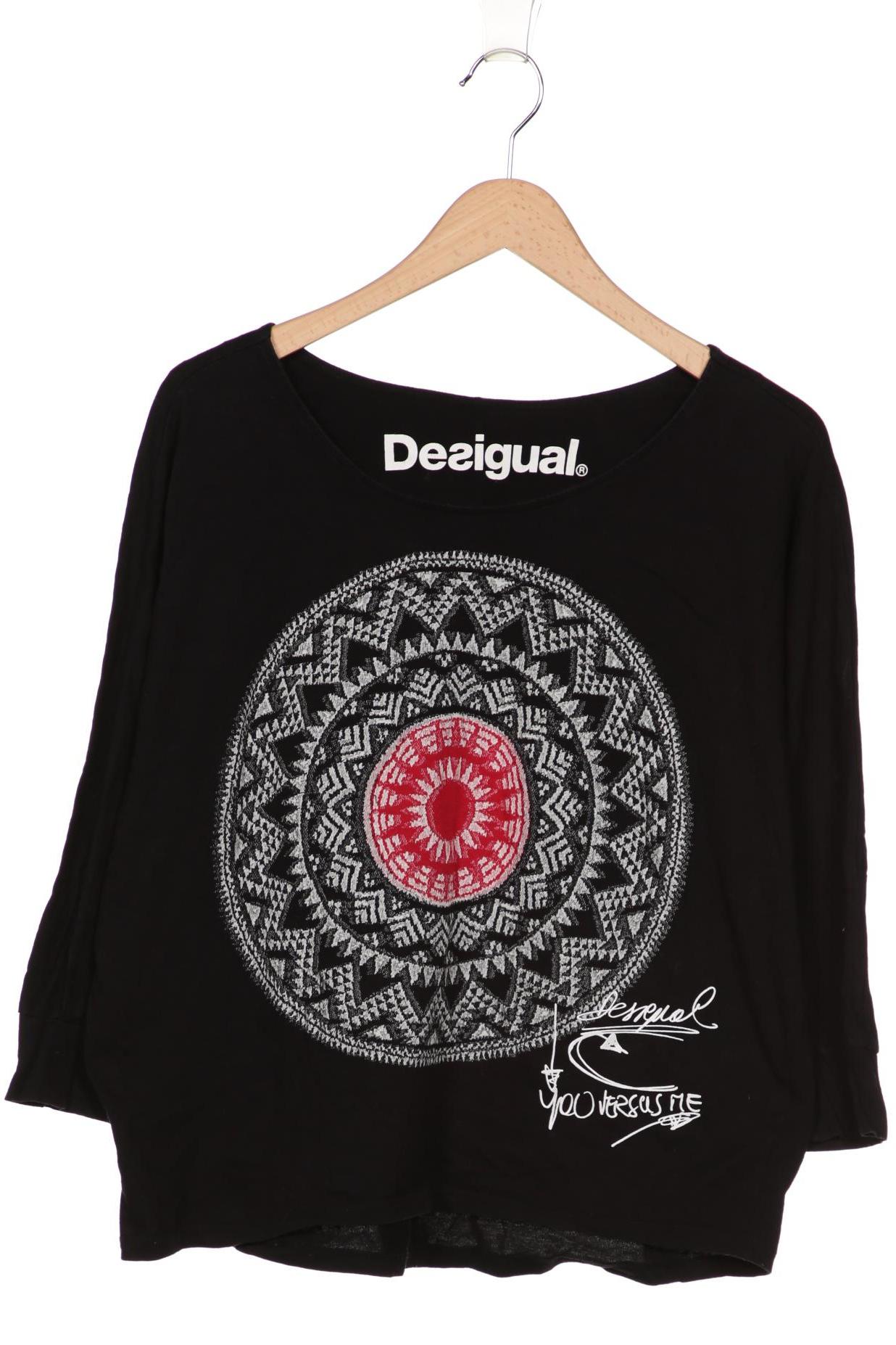 

Desigual Damen Langarmshirt, schwarz, Gr. 46