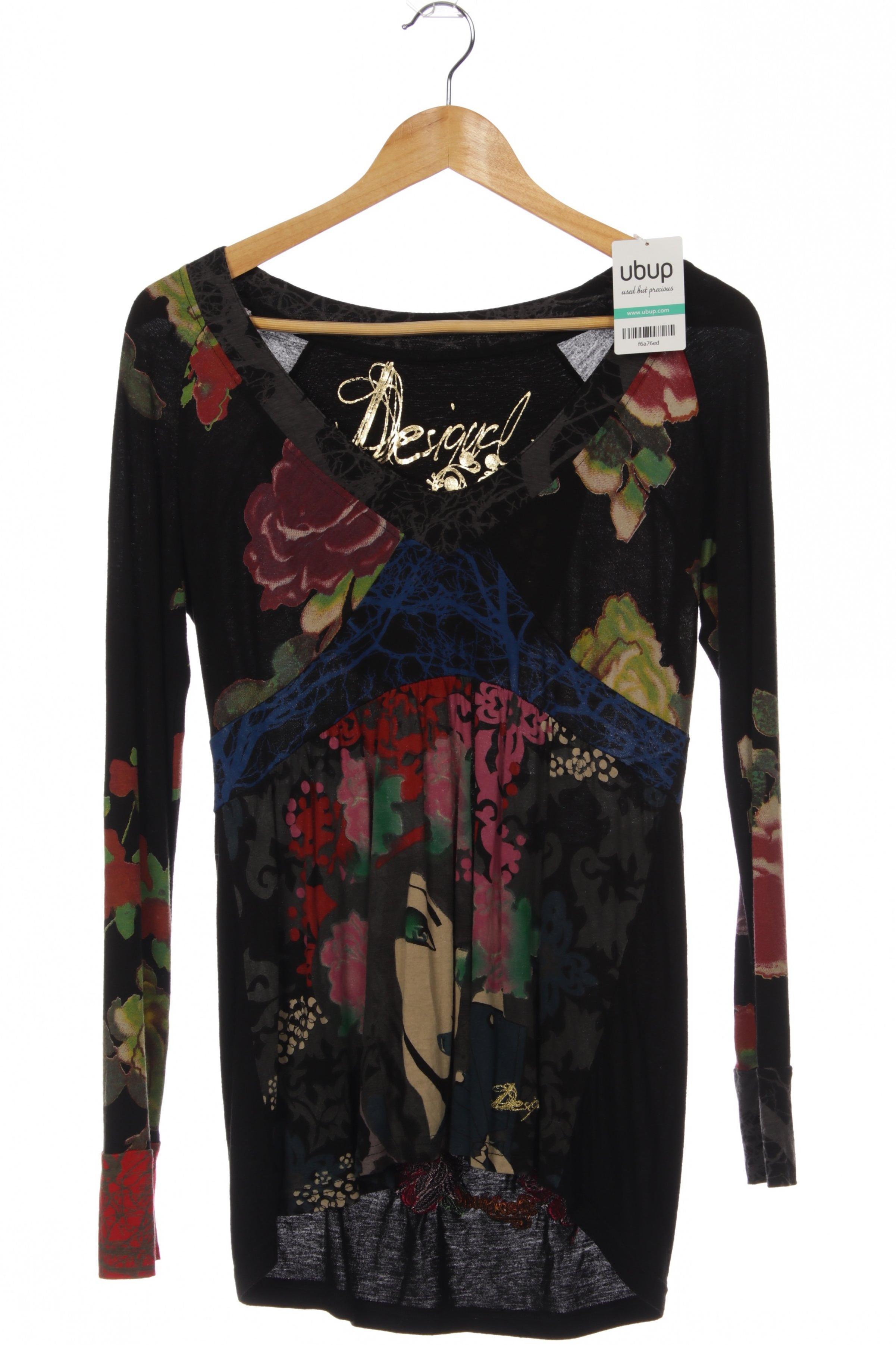 

Desigual Damen Langarmshirt, schwarz, Gr.