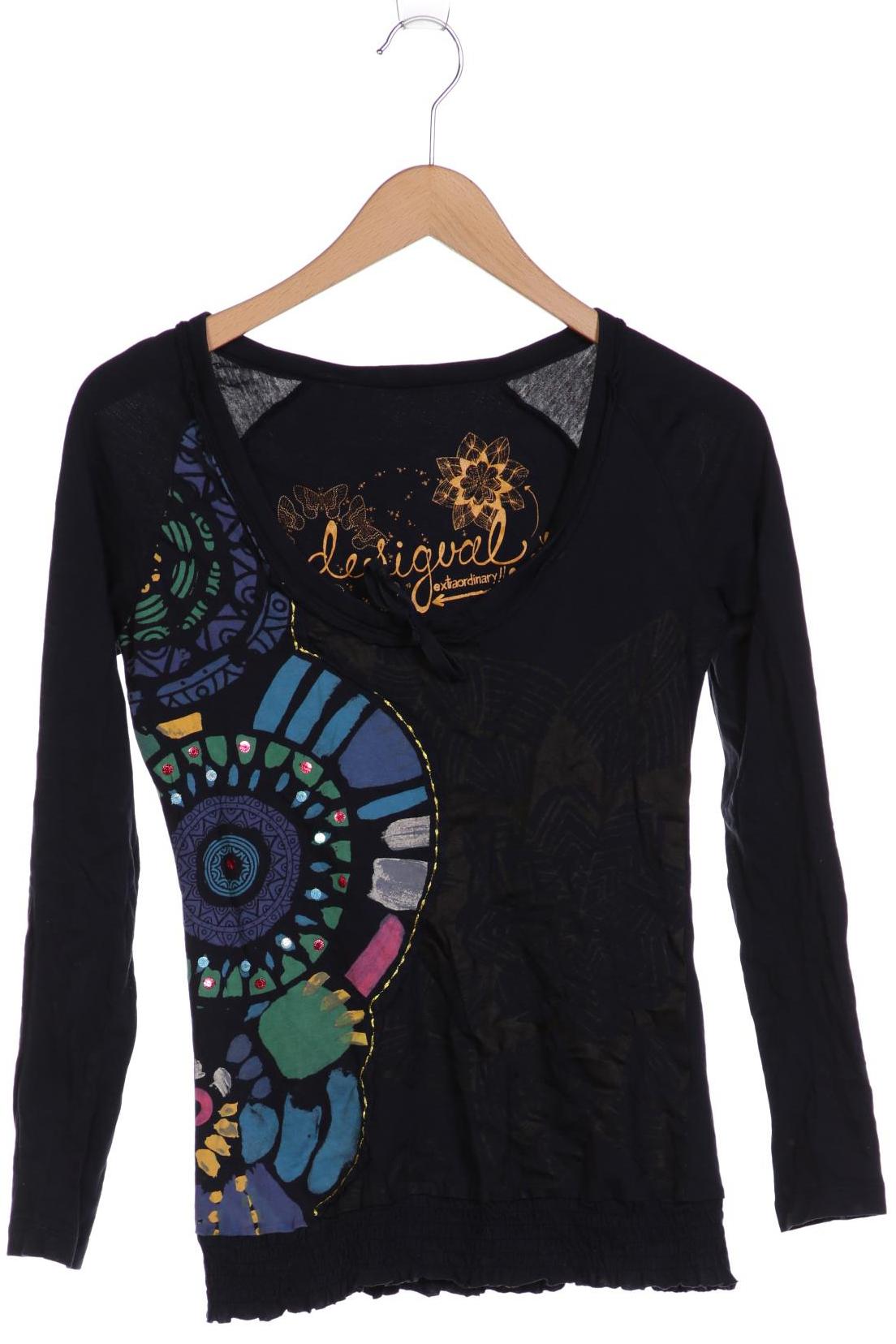 

Desigual Damen Langarmshirt, marineblau, Gr. 36