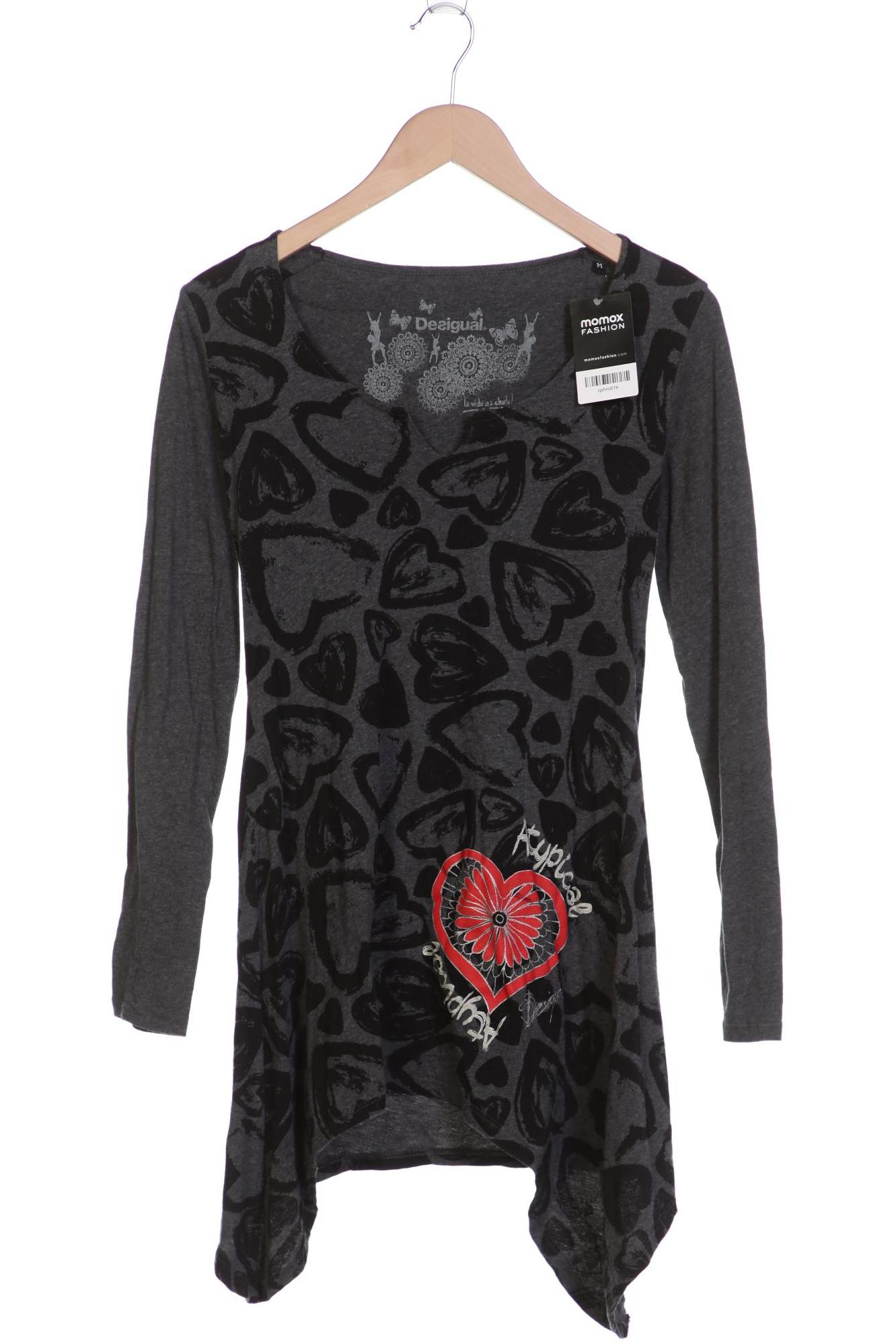 

Desigual Damen Langarmshirt, grau, Gr. 38