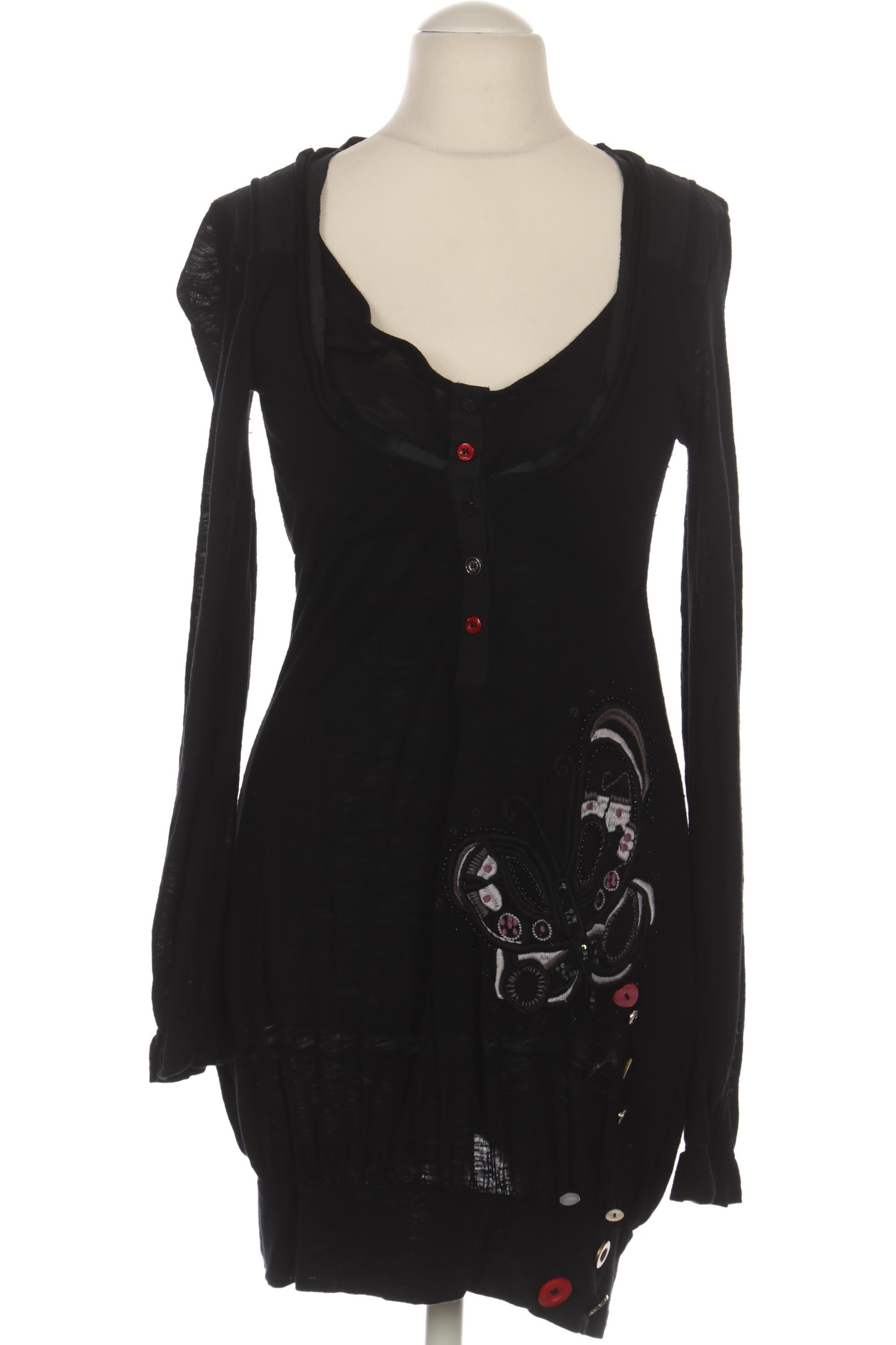 

Desigual Damen Langarmshirt, schwarz, Gr.