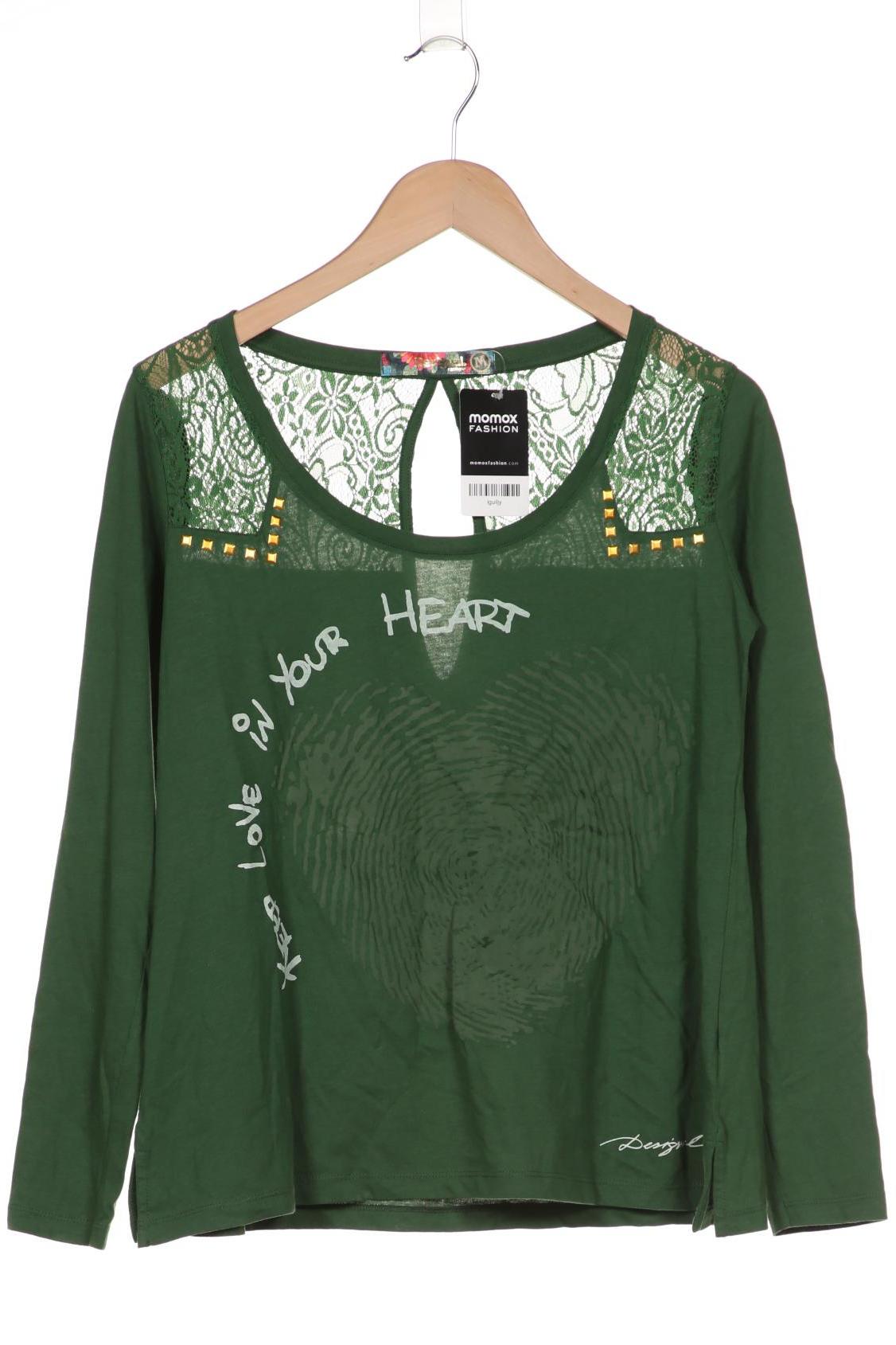 

Desigual Damen Langarmshirt, grün, Gr. 38