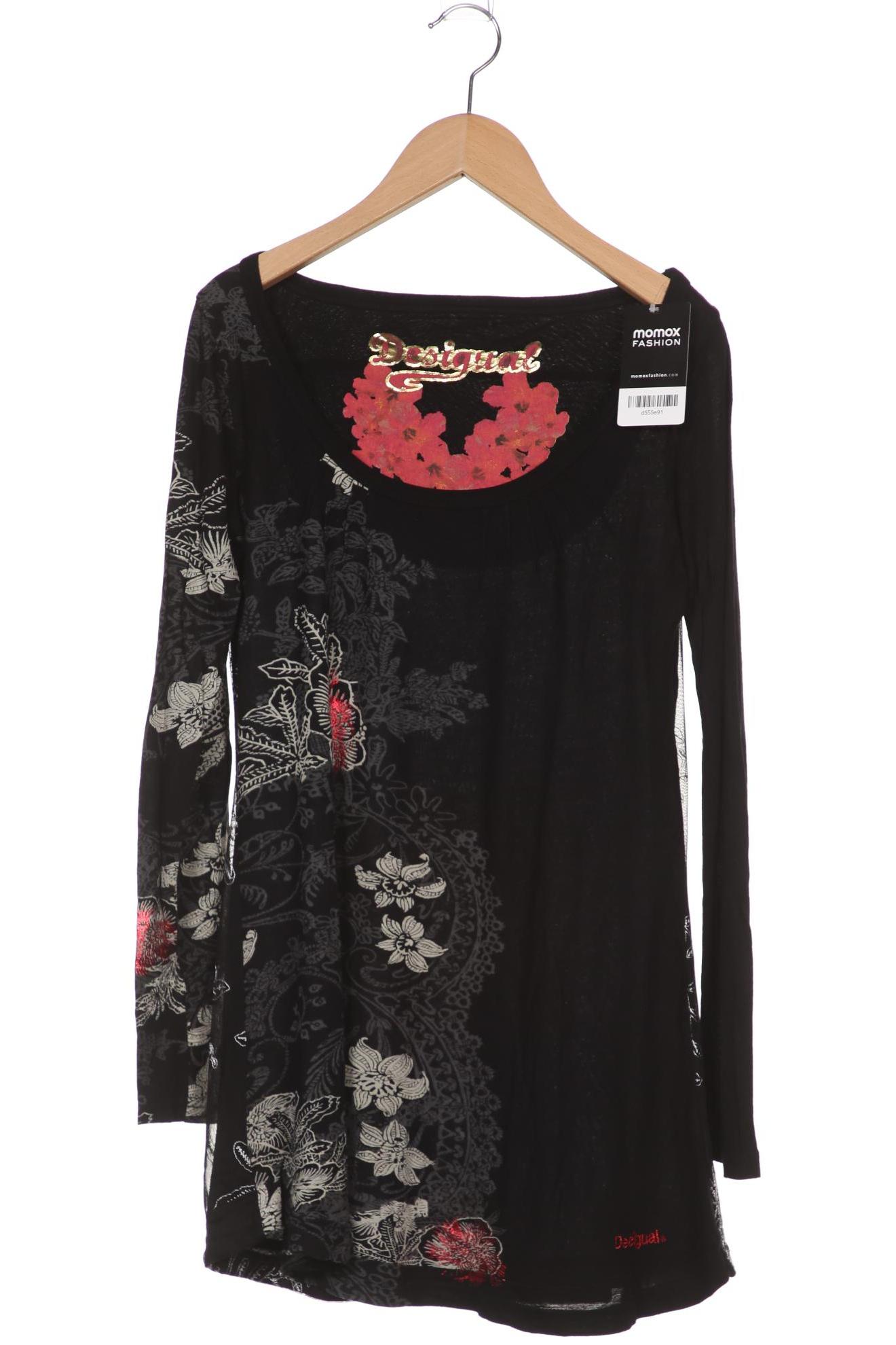 

Desigual Damen Langarmshirt, schwarz, Gr. 38
